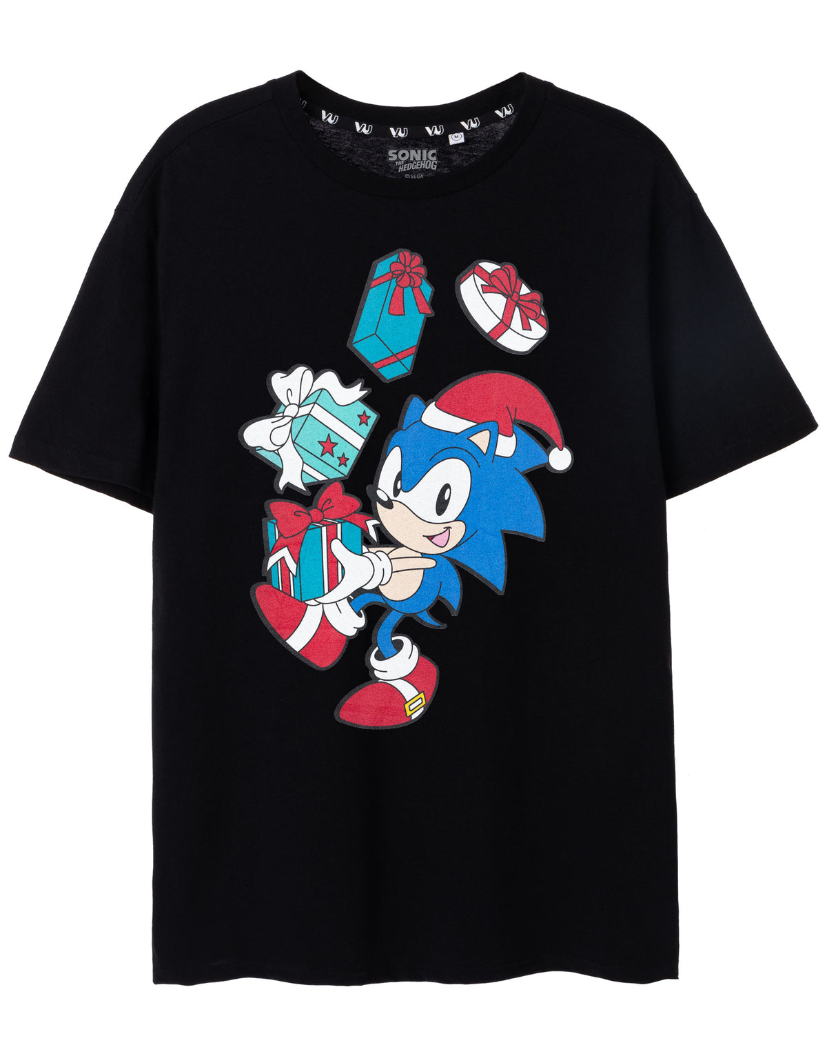 Sonic the Hedgehog Short Sleeved T-Shirt | Mens Black | Official Merch
