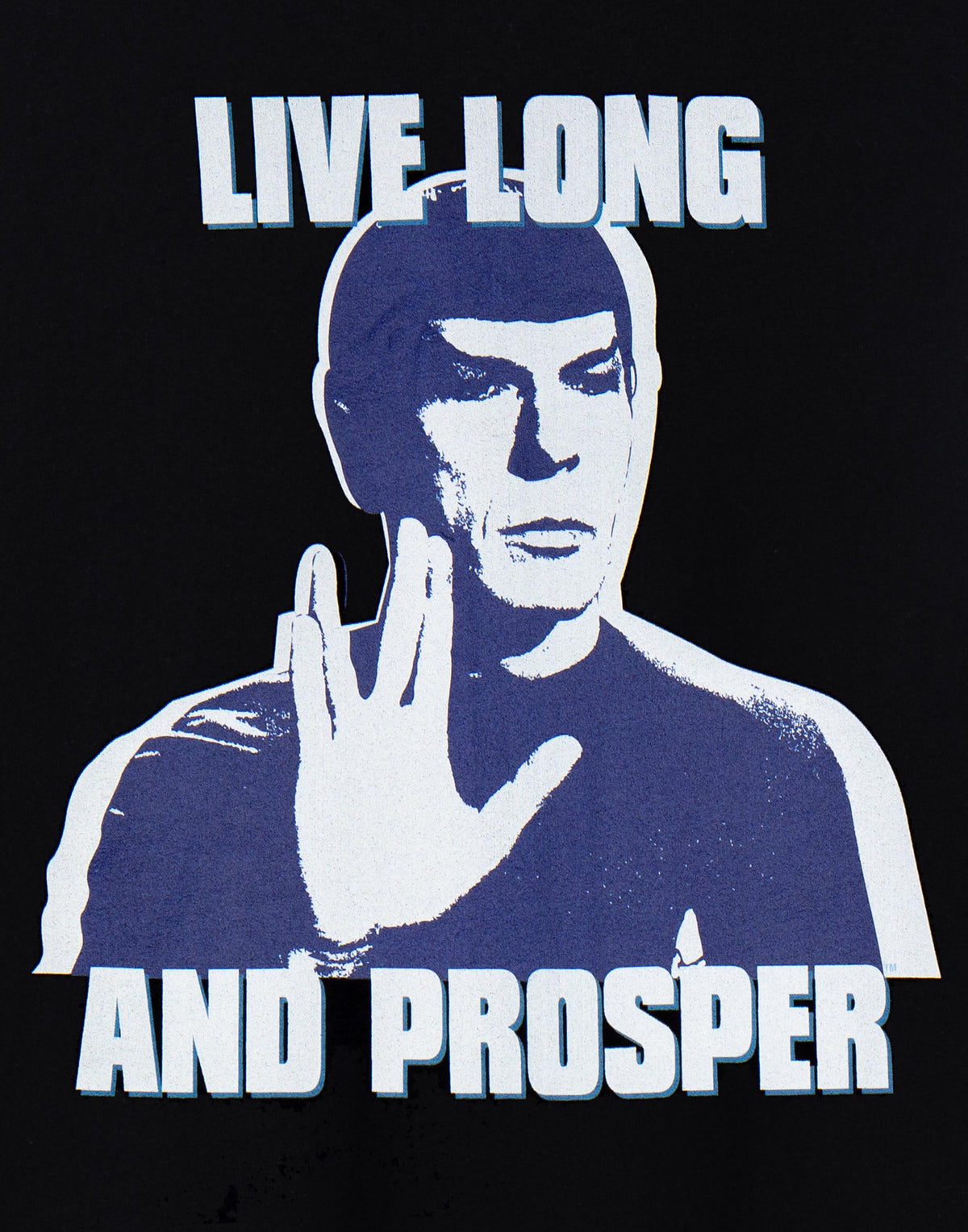 Star Trek Short Sleeved T-Shirt | Mens Black | Official Merch