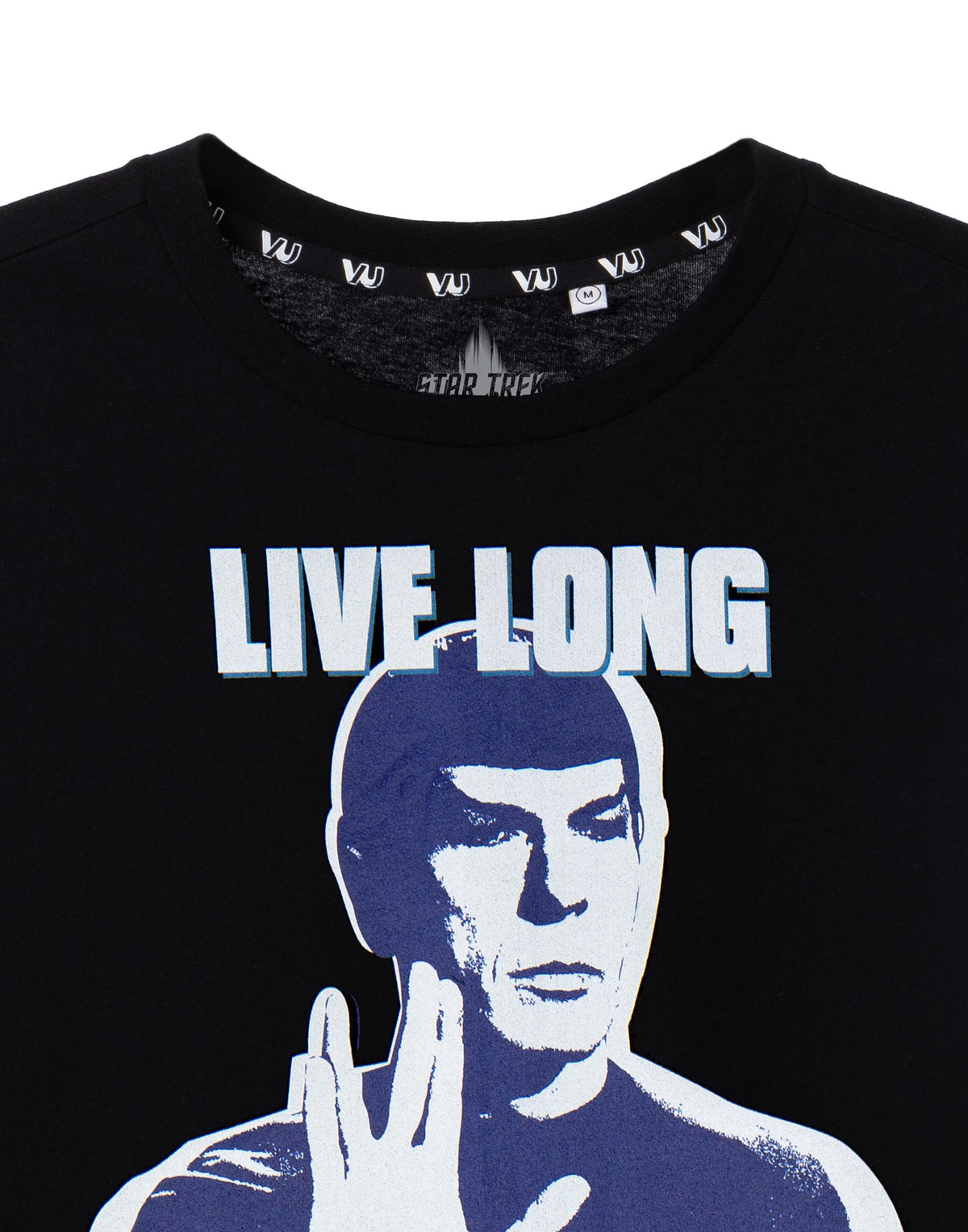 Star Trek Short Sleeved T-Shirt | Mens Black | Official Merch