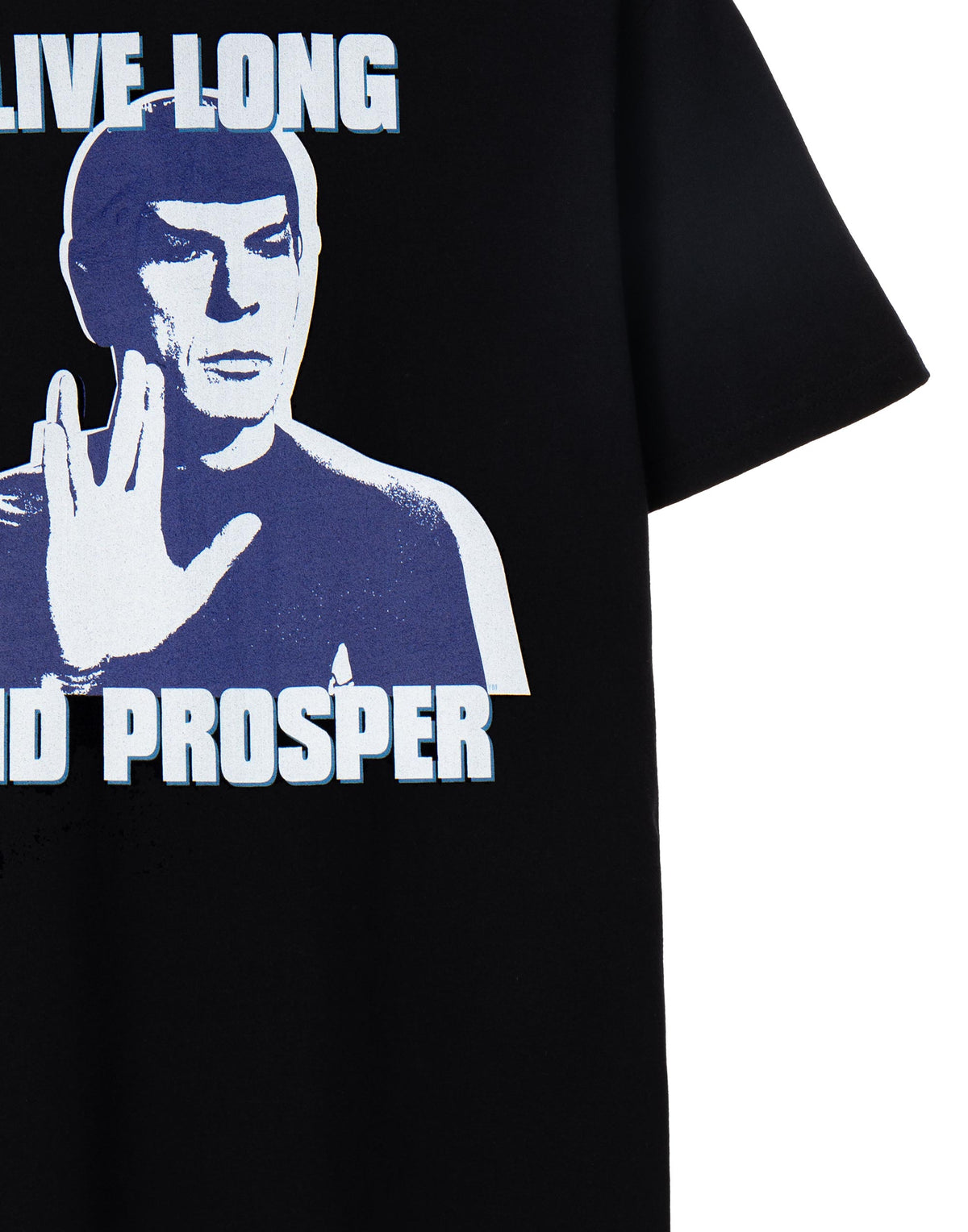 Star Trek Short Sleeved T-Shirt | Mens Black | Official Merch