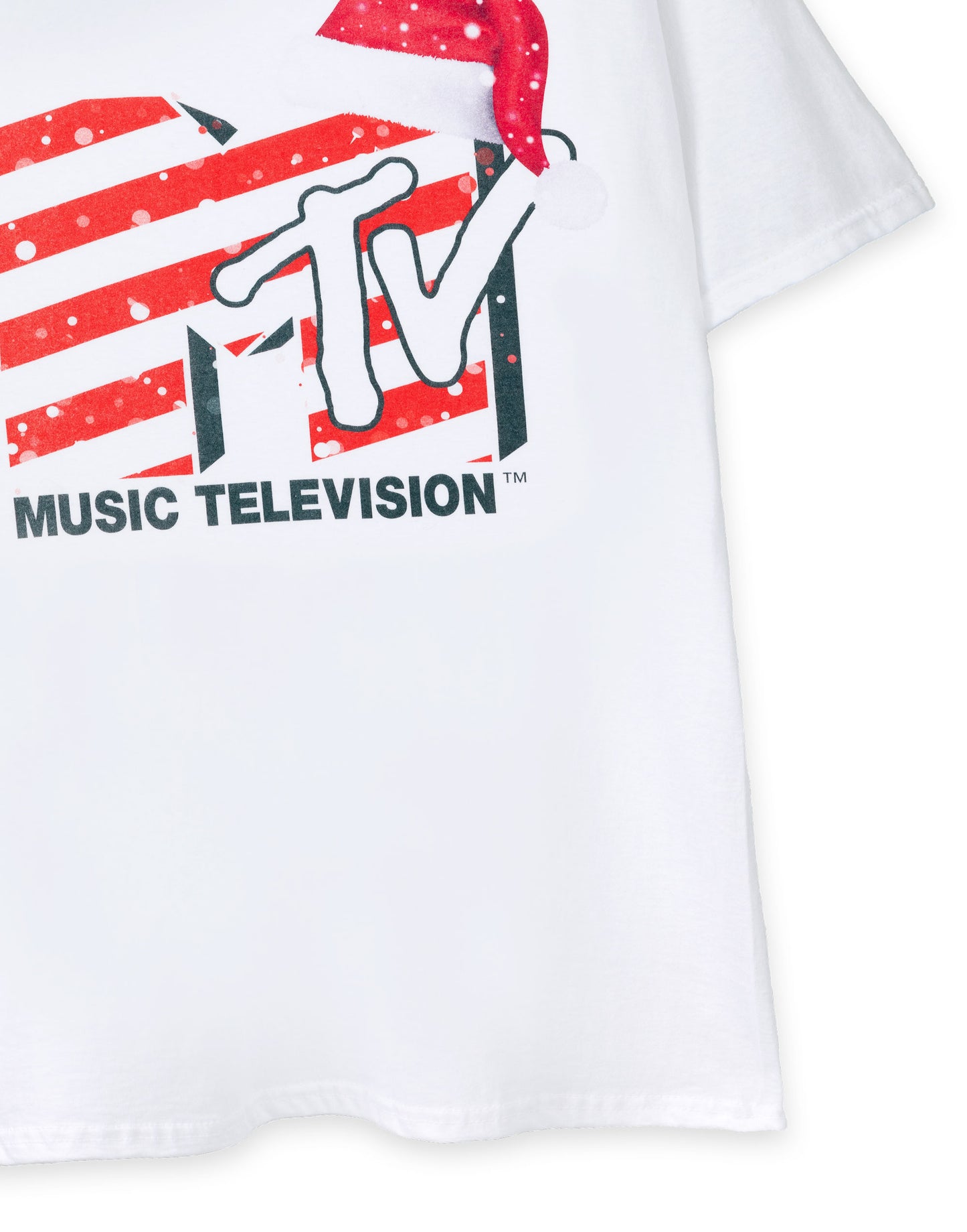 MTV Short Sleeved T-Shirt | Unisex White | Official Merch
