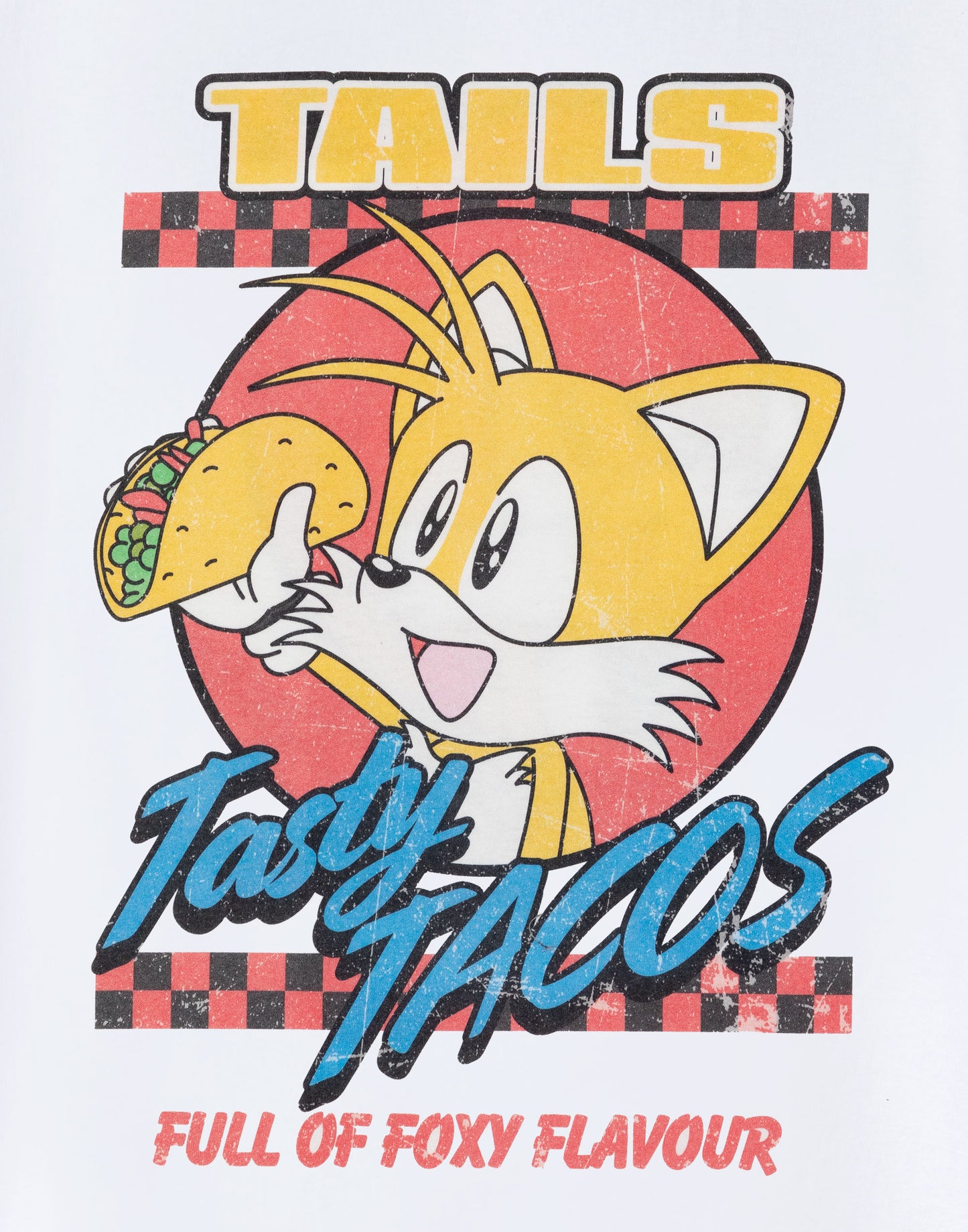 Sonic the Hedgehog Short Sleeved T-Shirt | Unisex White | Official Merch