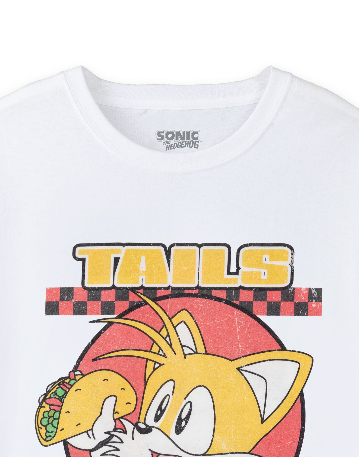 Sonic the Hedgehog Short Sleeved T-Shirt | Unisex White | Official Merch