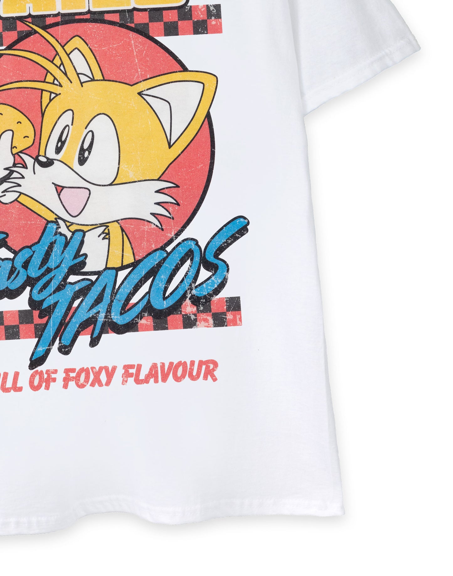 Sonic the Hedgehog Short Sleeved T-Shirt | Unisex White | Official Merch