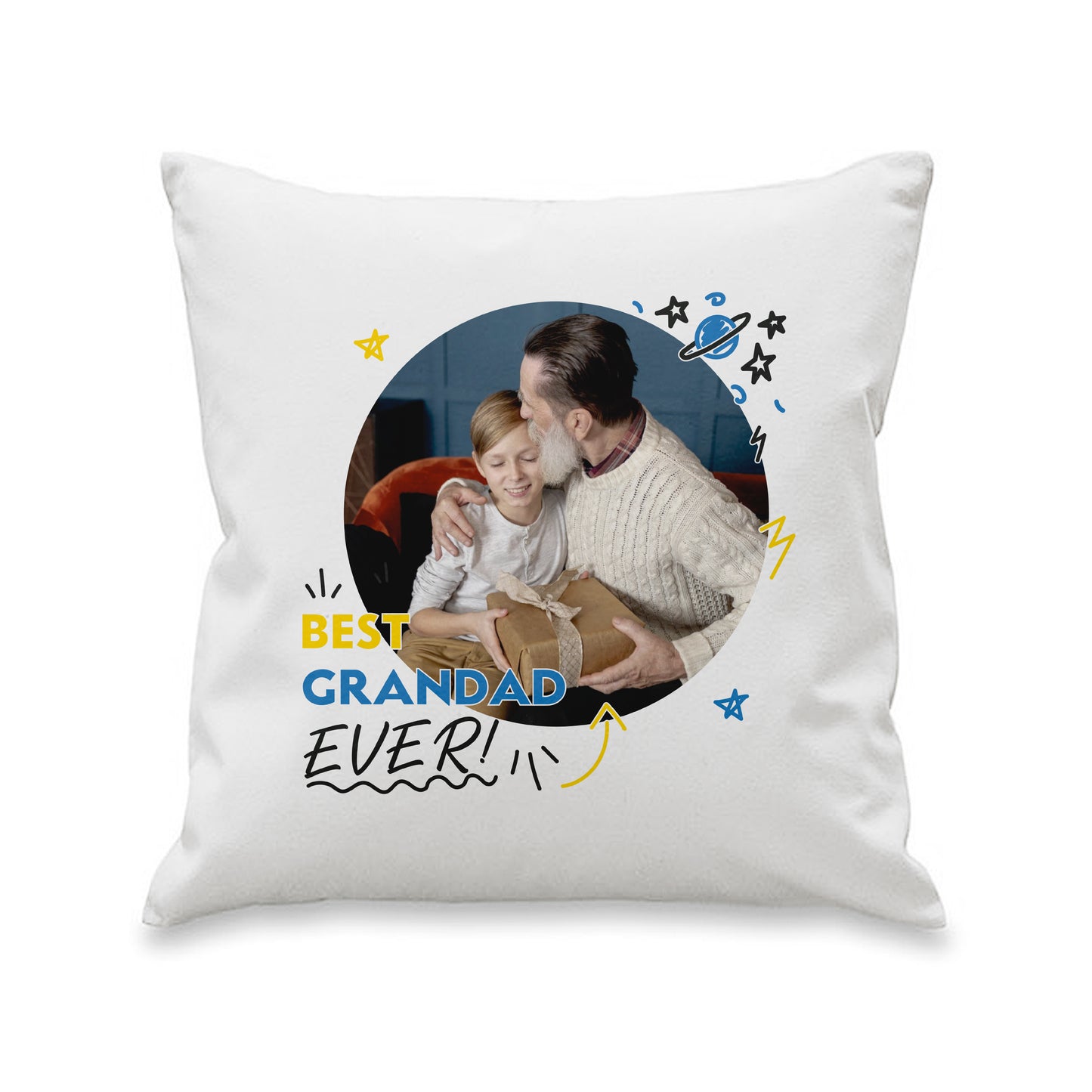 Personalised Best Ever Photo Upload Cushion