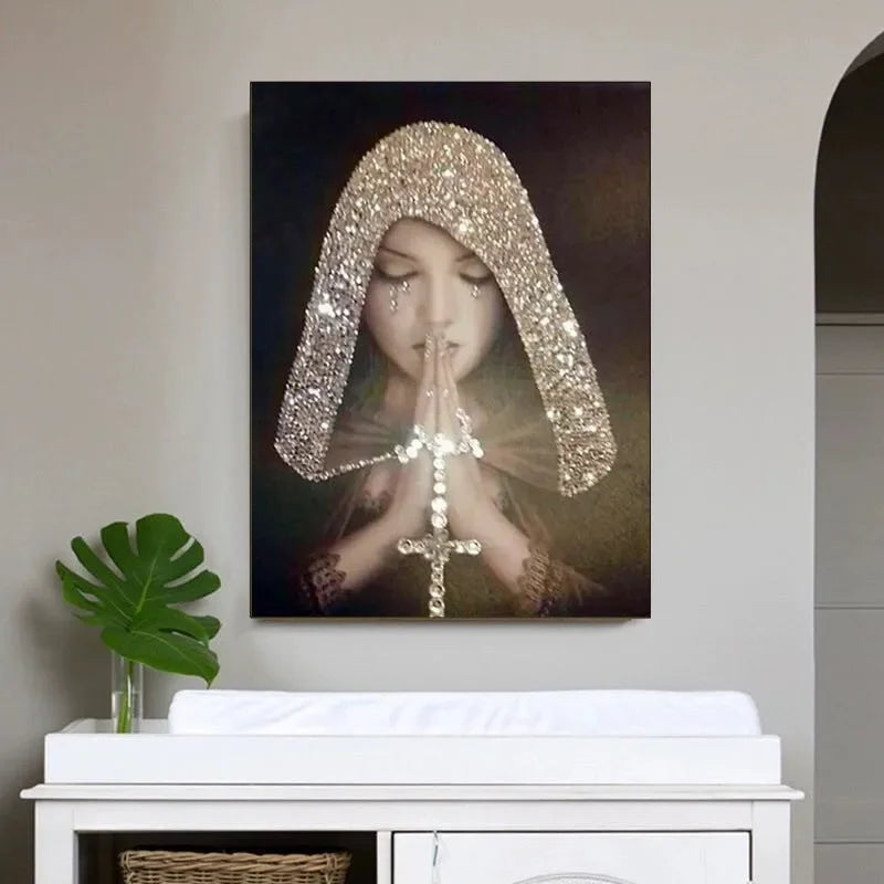 5D Diamond Paintings Religious Beauties Full Diamond Art Embroidery Living Room Office Home Decor Diy Diamond Cross Stitch Kits