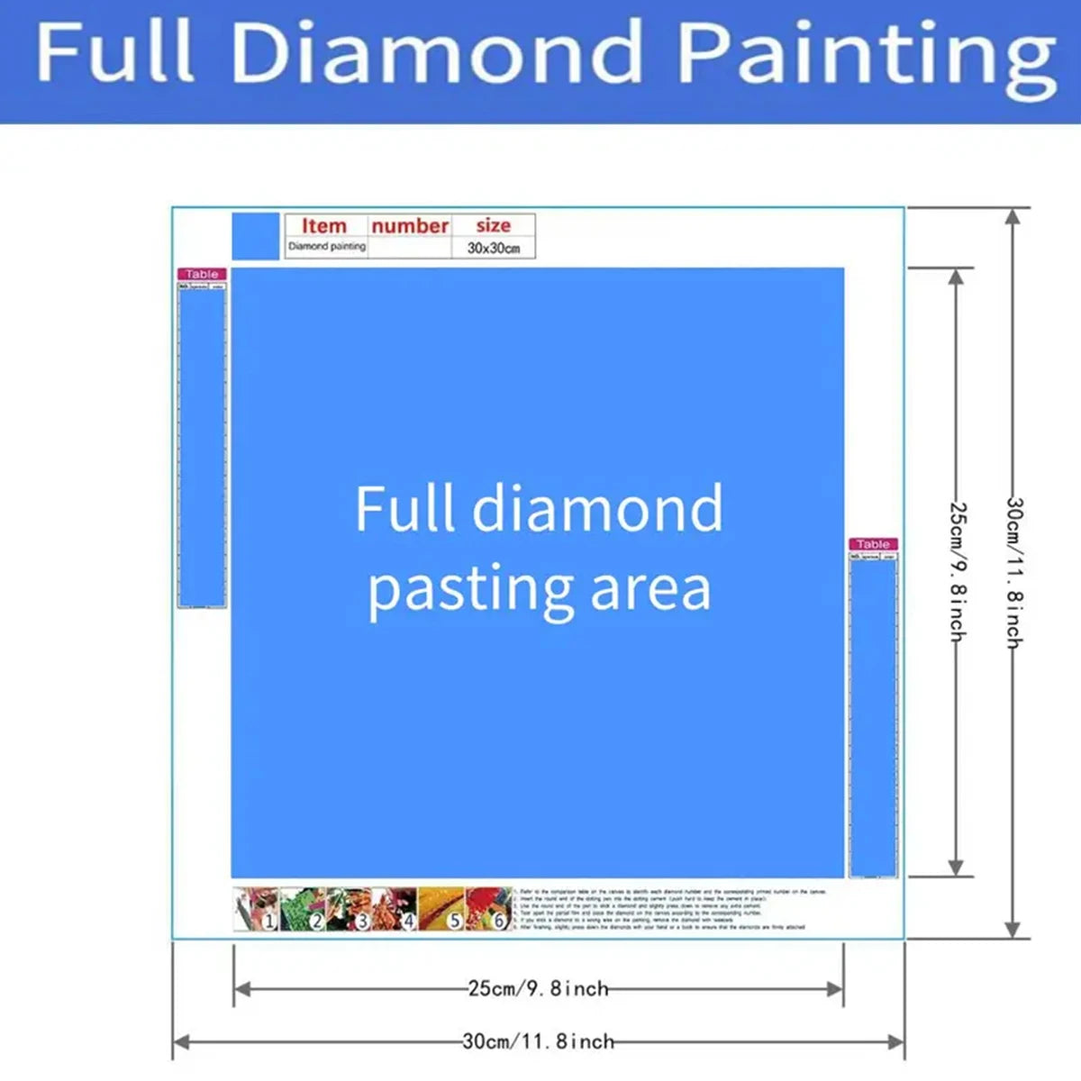 5D Diamond Painting Set, Colorful Circular Acrylic Diamond Art Embroidery, DIY Full Diamond Cross Embroidery Set, Suitable for H