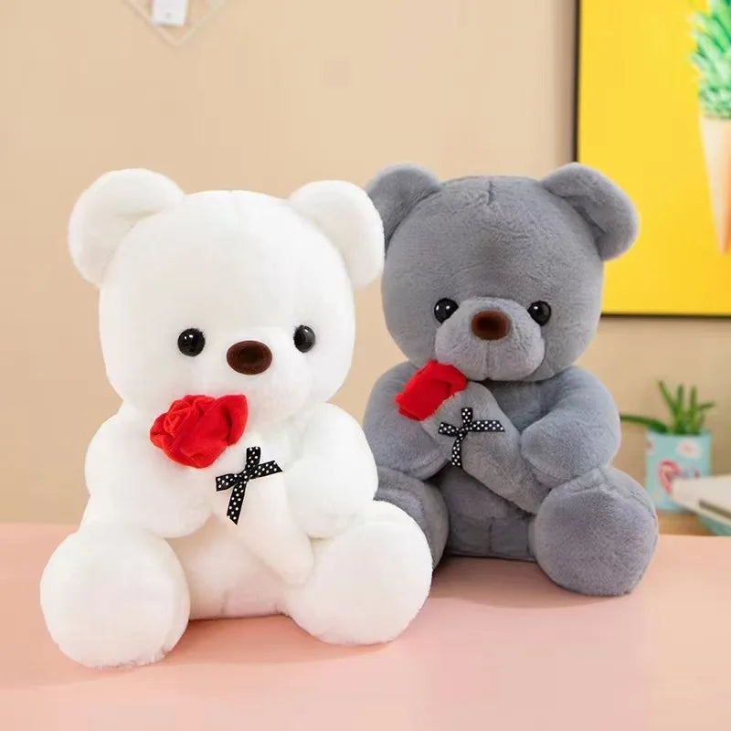 Valentine's Day gift hug rose bear hot plush doll children accompany Internet celebrities hot models