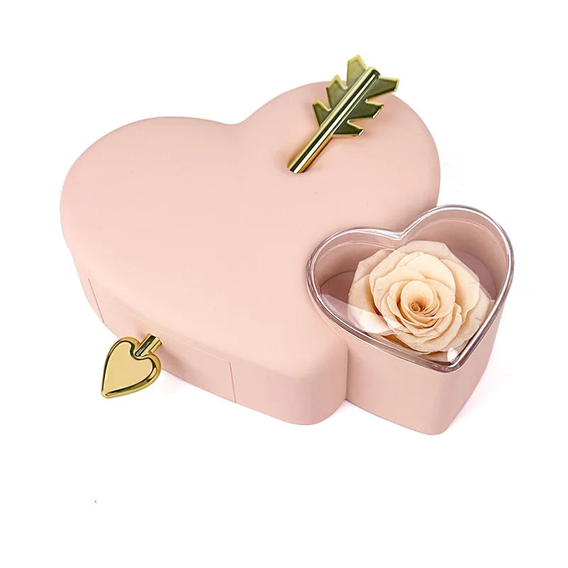 2025 Eternal Rose Jewelry Box with Custom Name Necklace For Girlriend Wife Day Valentine's Day Mother's Day Special Christmas Gi