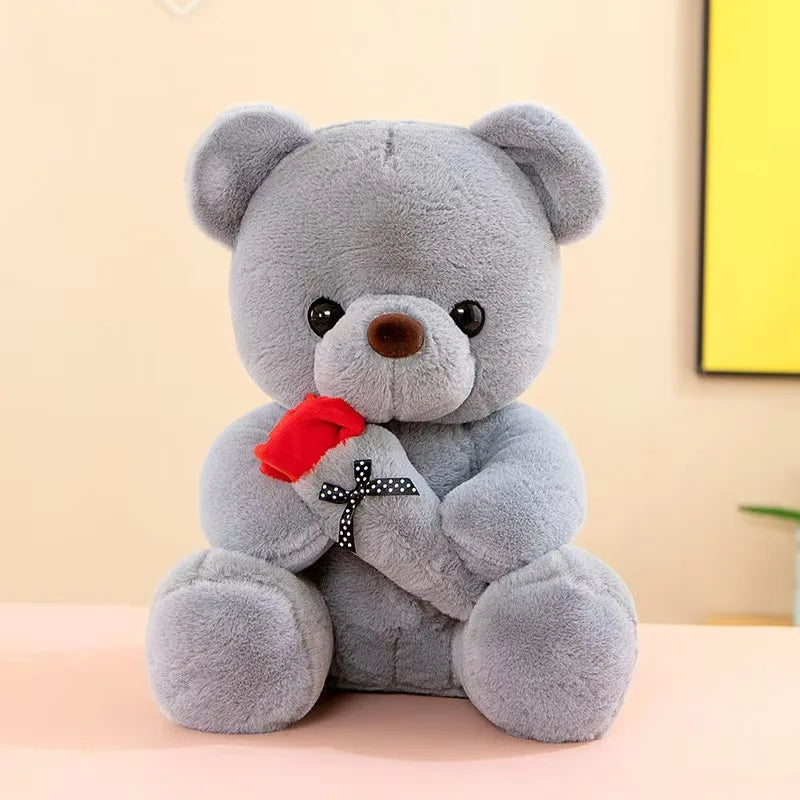 Valentine's Day gift hug rose bear hot plush doll children accompany Internet celebrities hot models