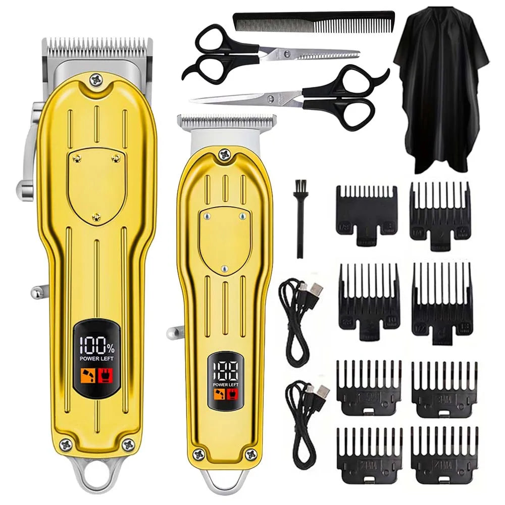 3 in 1 Professional Hair Clippers Electric Razor Shavers for Men USB Rechargeable Clippers and Trimmers Beard Trimmer Barber Kit