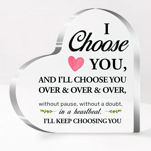 Valentines Day Gifts for Him,Valentines Gift Ideas for Husband,Gifts for Husband,Wedding Gifts for Him,I Choose You Gift for Him