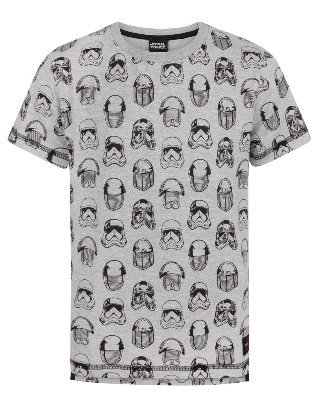 Star Wars Short Sleeved T-Shirt | Boys Grey | Official Merch