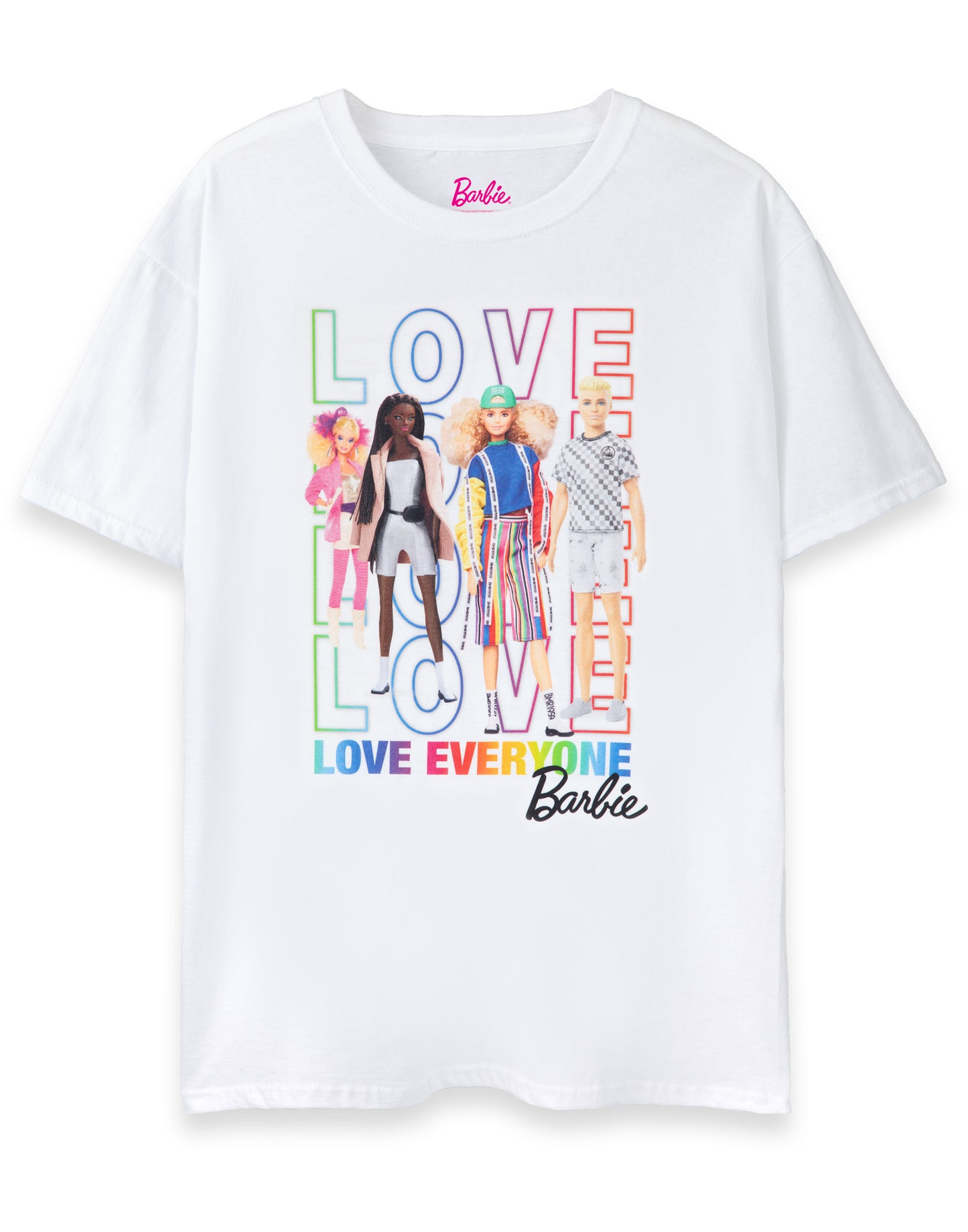 Barbie Short Sleeved T-Shirt | Womens White | Official Merch