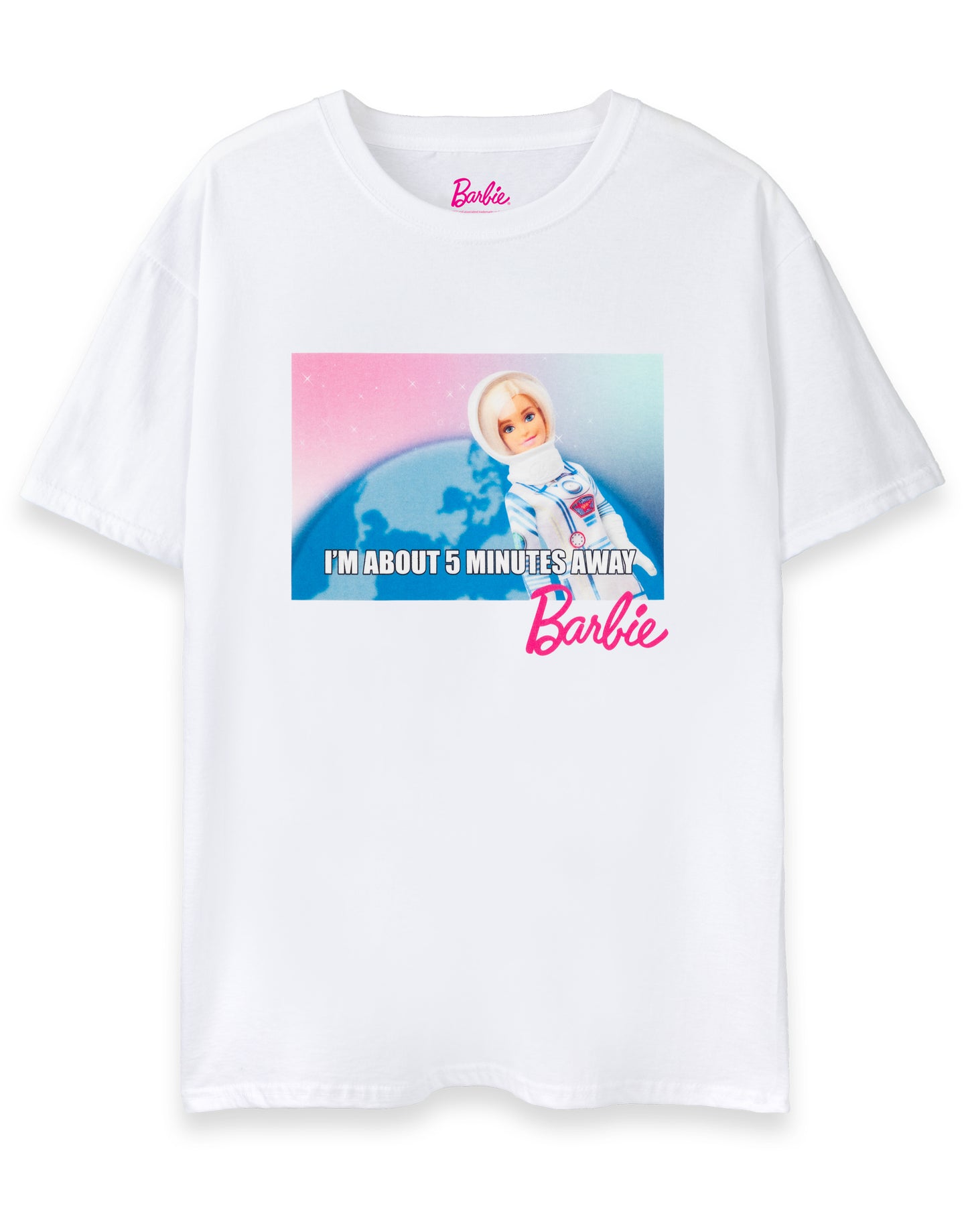 Barbie Short Sleeved T-Shirt | Womens White | Official Merch