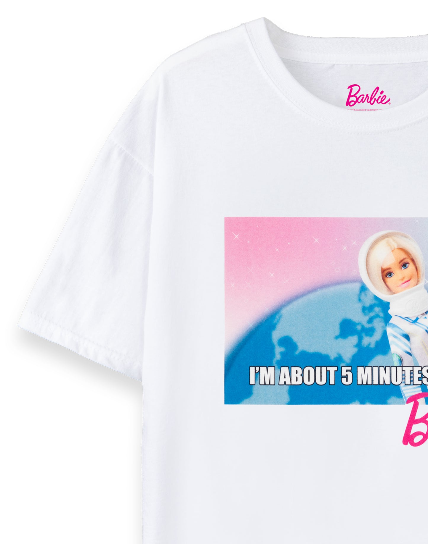 Barbie Short Sleeved T-Shirt | Womens White | Official Merch