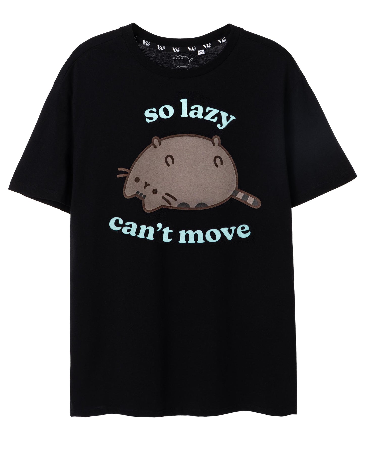 Pusheen Short Sleeved T-Shirt | Womens Black | Official Merch