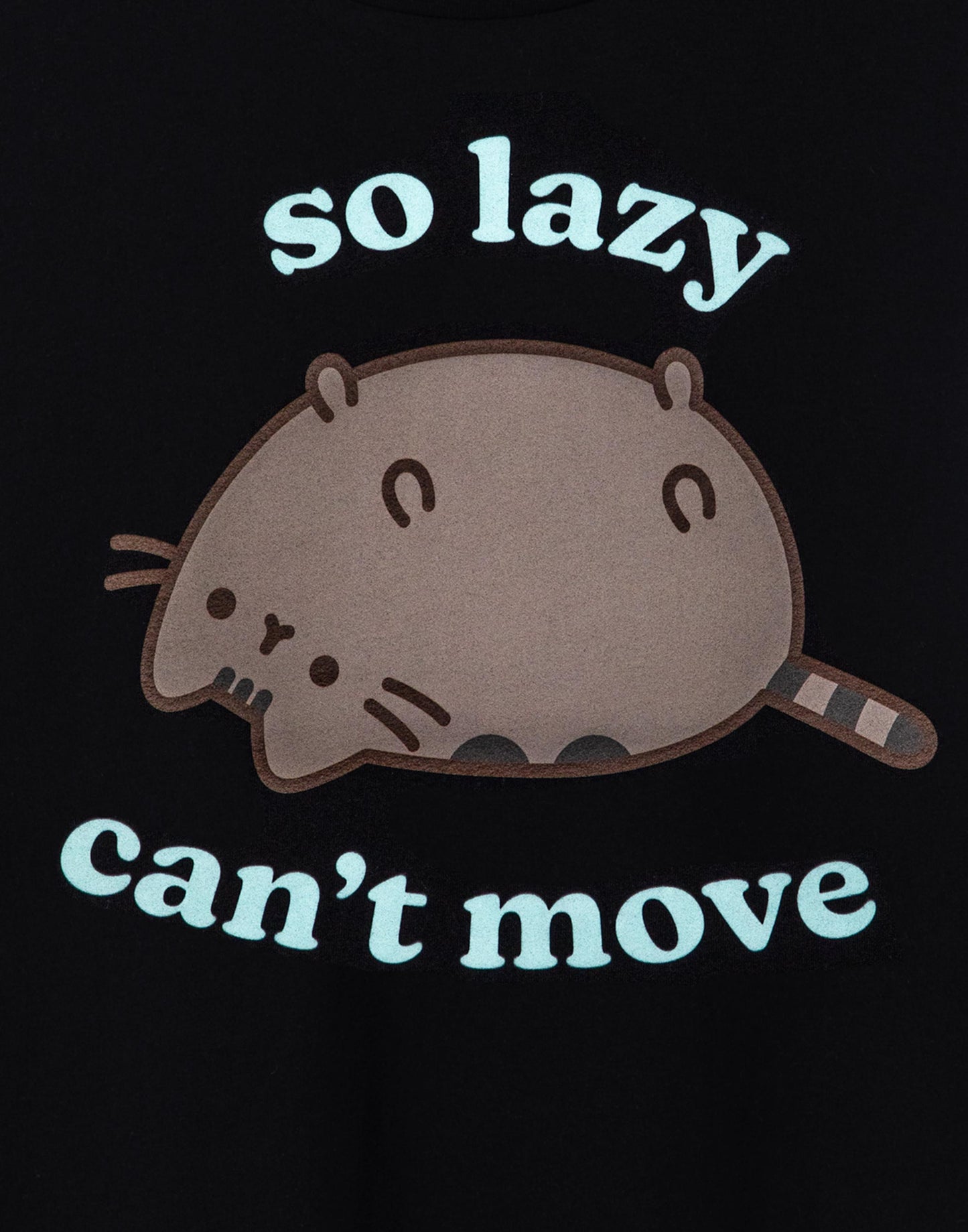 Pusheen Short Sleeved T-Shirt | Womens Black | Official Merch