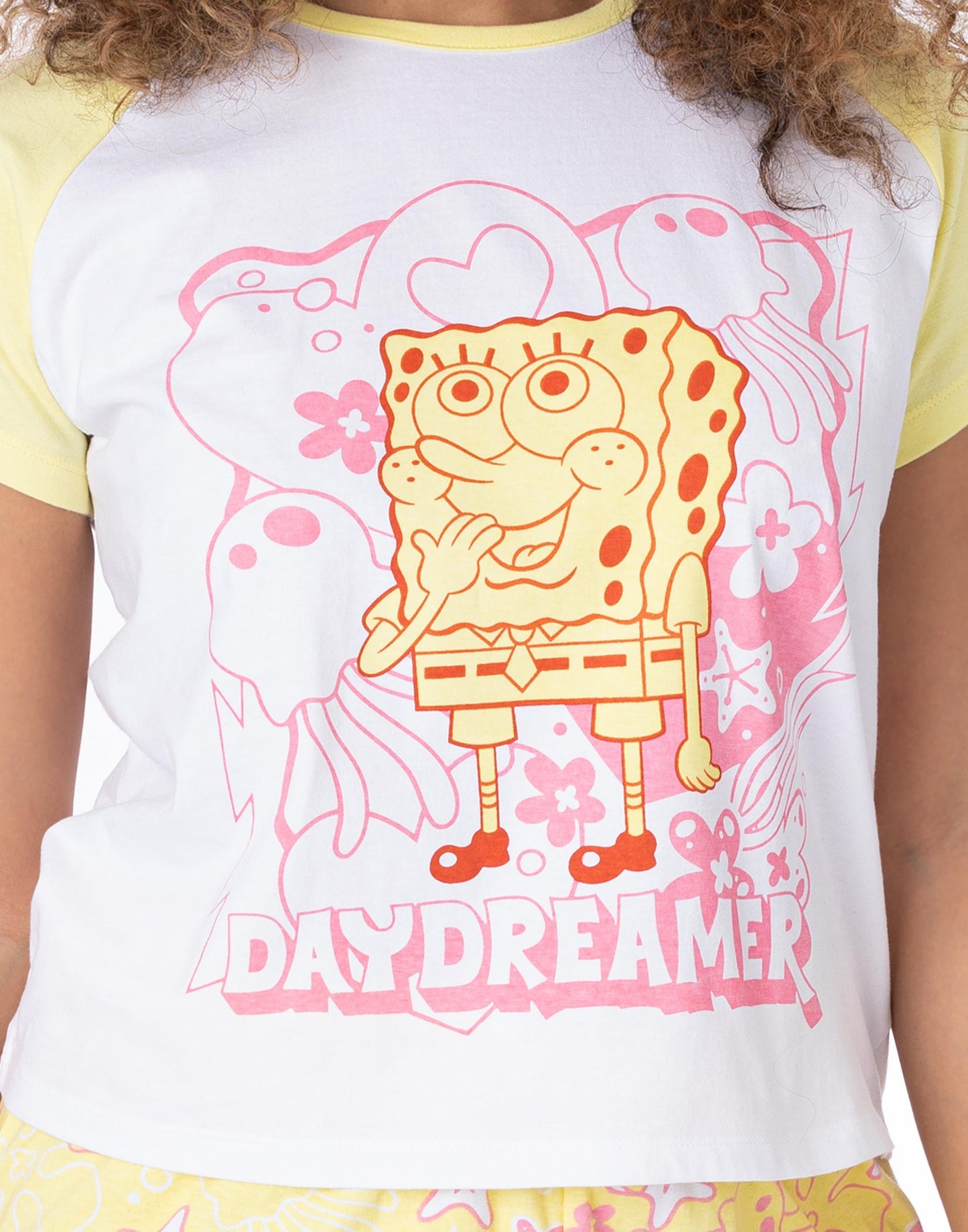 SpongeBob SquarePants Short Sleeve Short Leg Pyjama Set | Womens Multicoloured |
