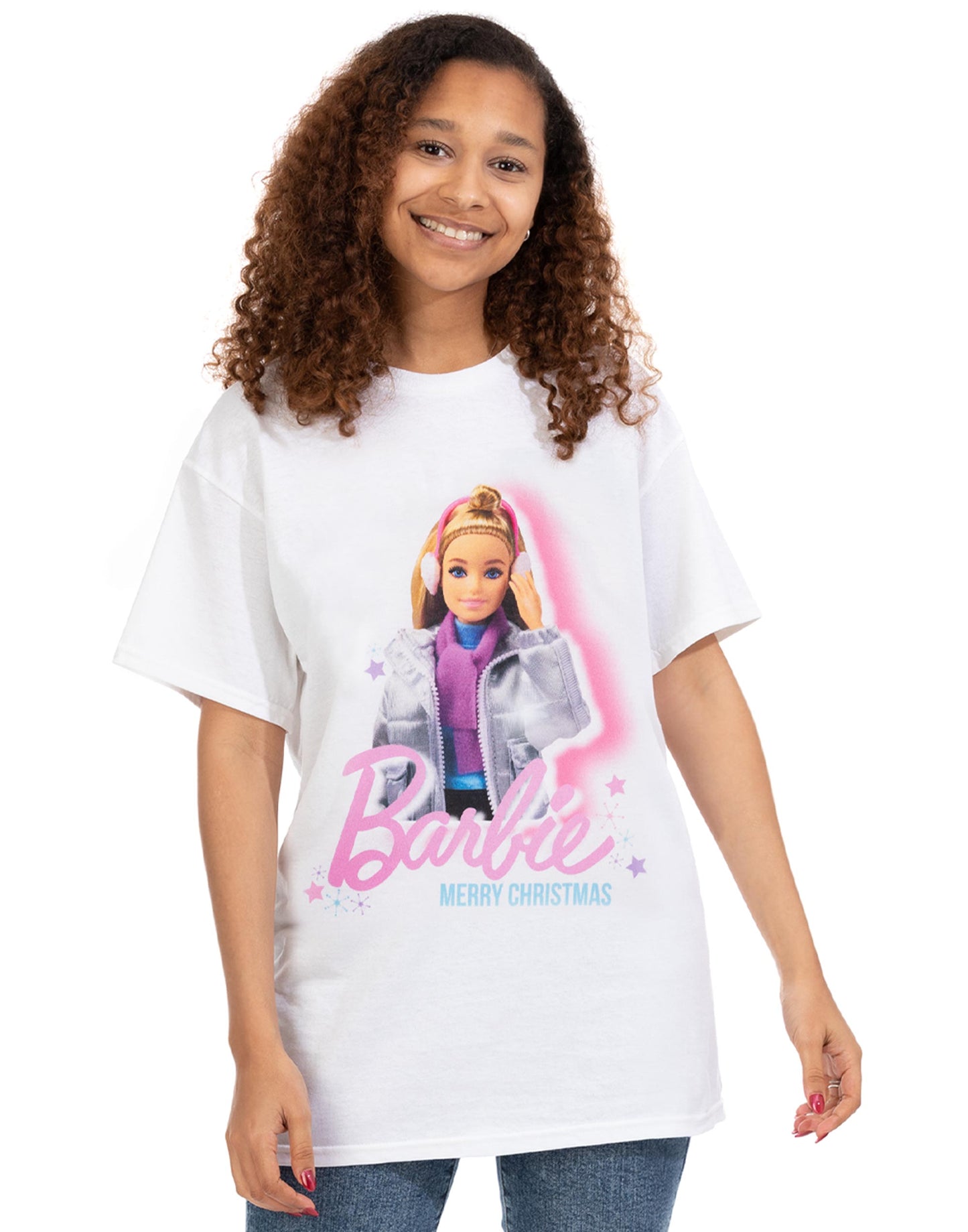 Barbie Short Sleeved T-Shirt | Womens White | Official Merch