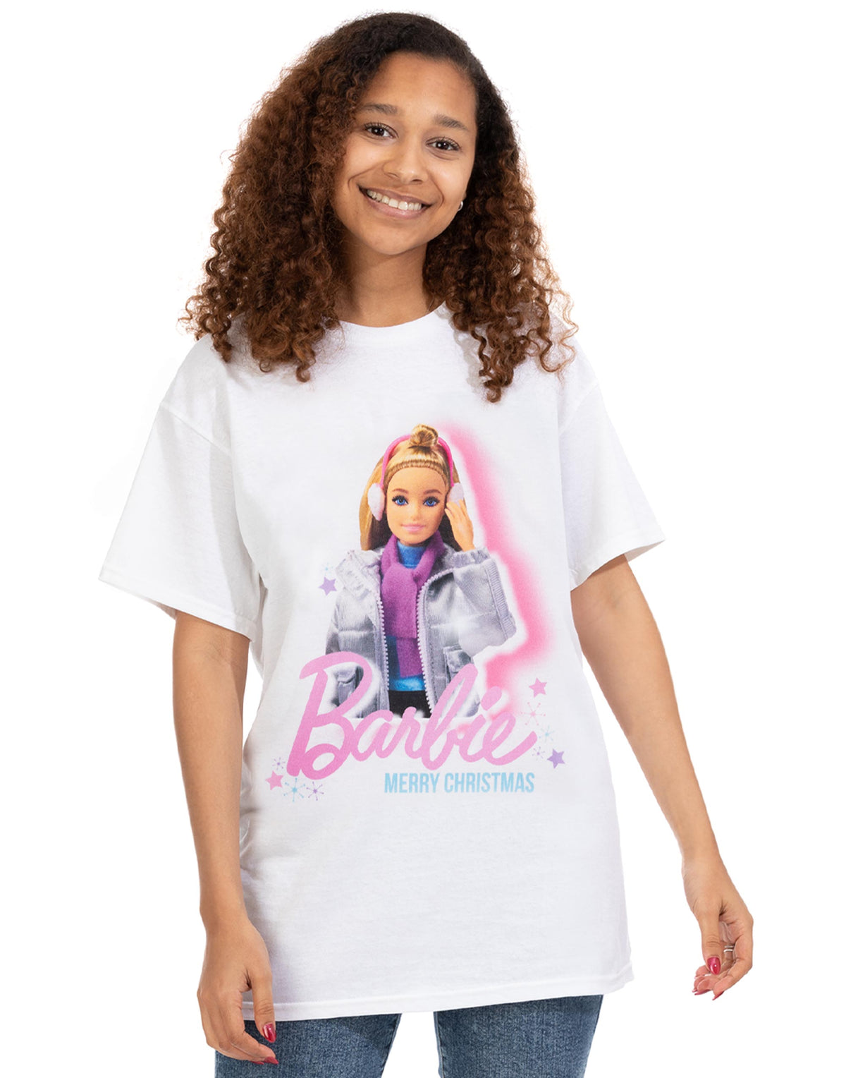 Barbie Short Sleeved T-Shirt | Womens White | Official Merch