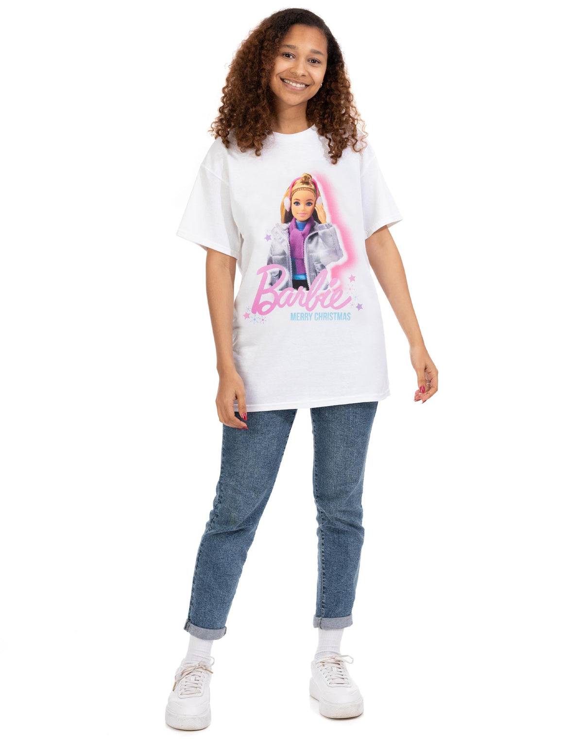 Barbie Short Sleeved T-Shirt | Womens White | Official Merch