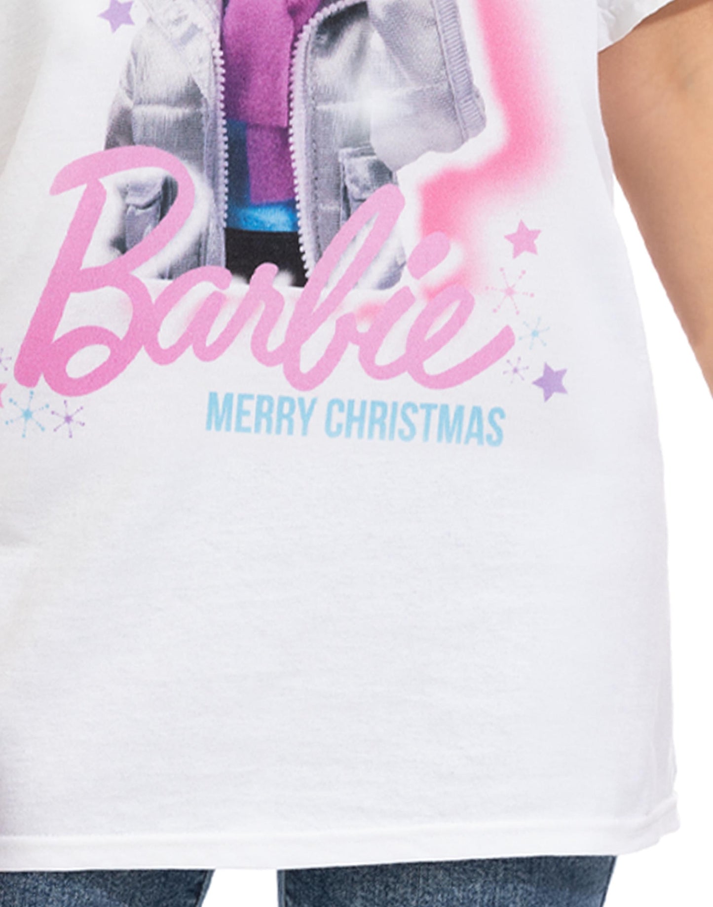 Barbie Short Sleeved T-Shirt | Womens White | Official Merch