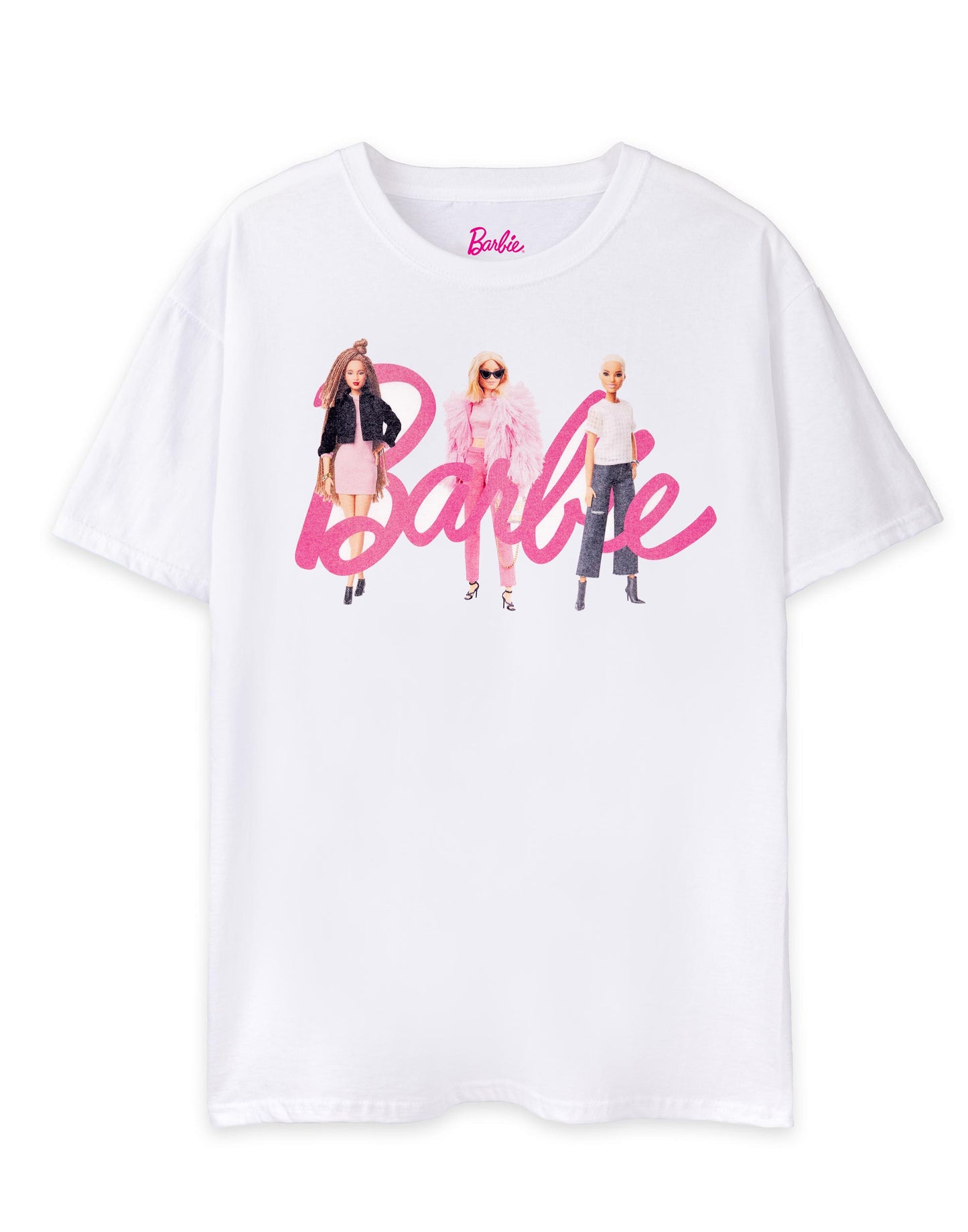 Barbie Short Sleeved T-Shirt | Womens White | Official Merch