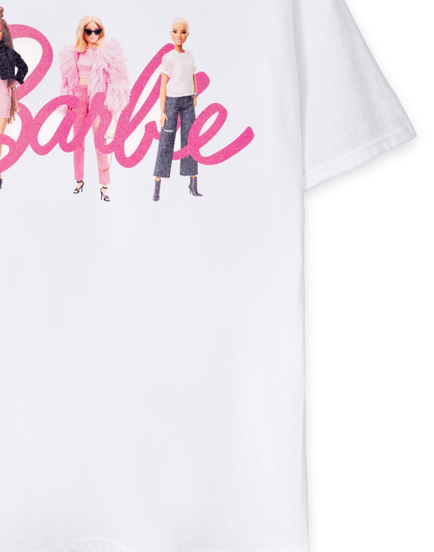 Barbie Short Sleeved T-Shirt | Womens White | Official Merch