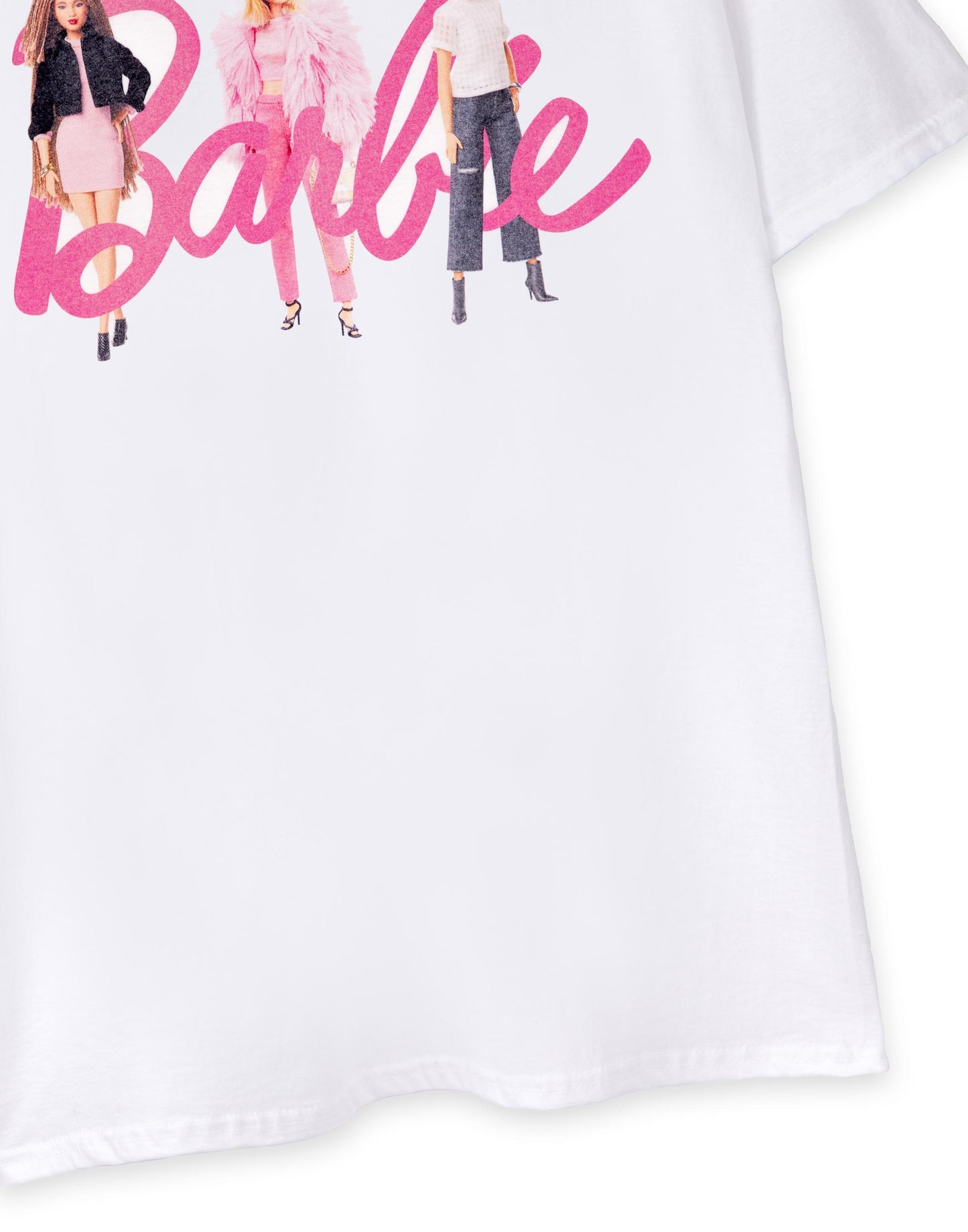 Barbie Short Sleeved T-Shirt | Womens White | Official Merch