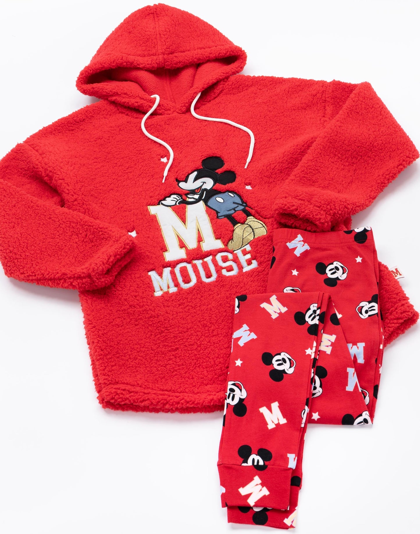 Disney Long Sleeve Long Leg Pyjama Set | Womens Red | Official Merch