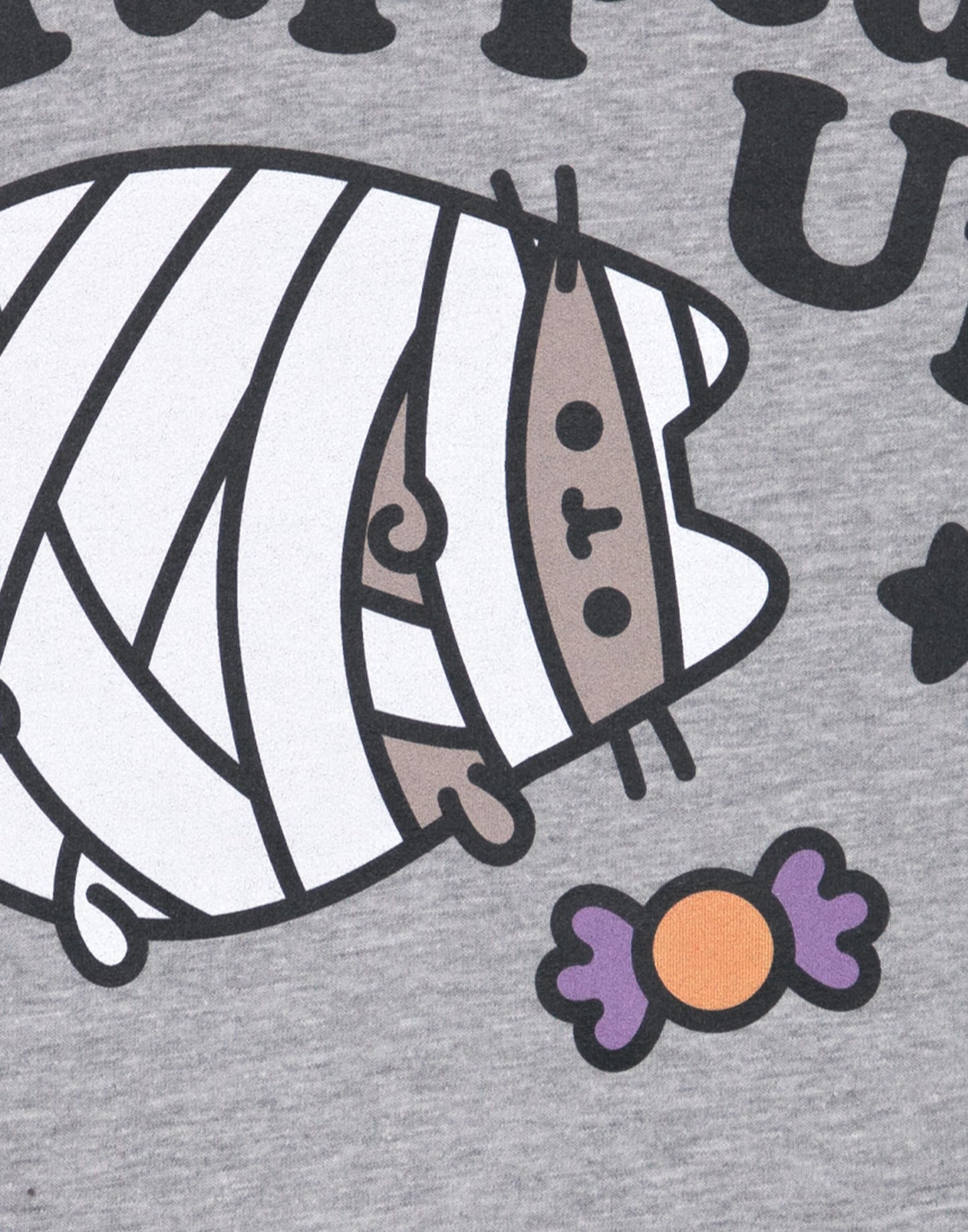 Pusheen Short Sleeved T-Shirt | Womens Grey Marl | Official Merch