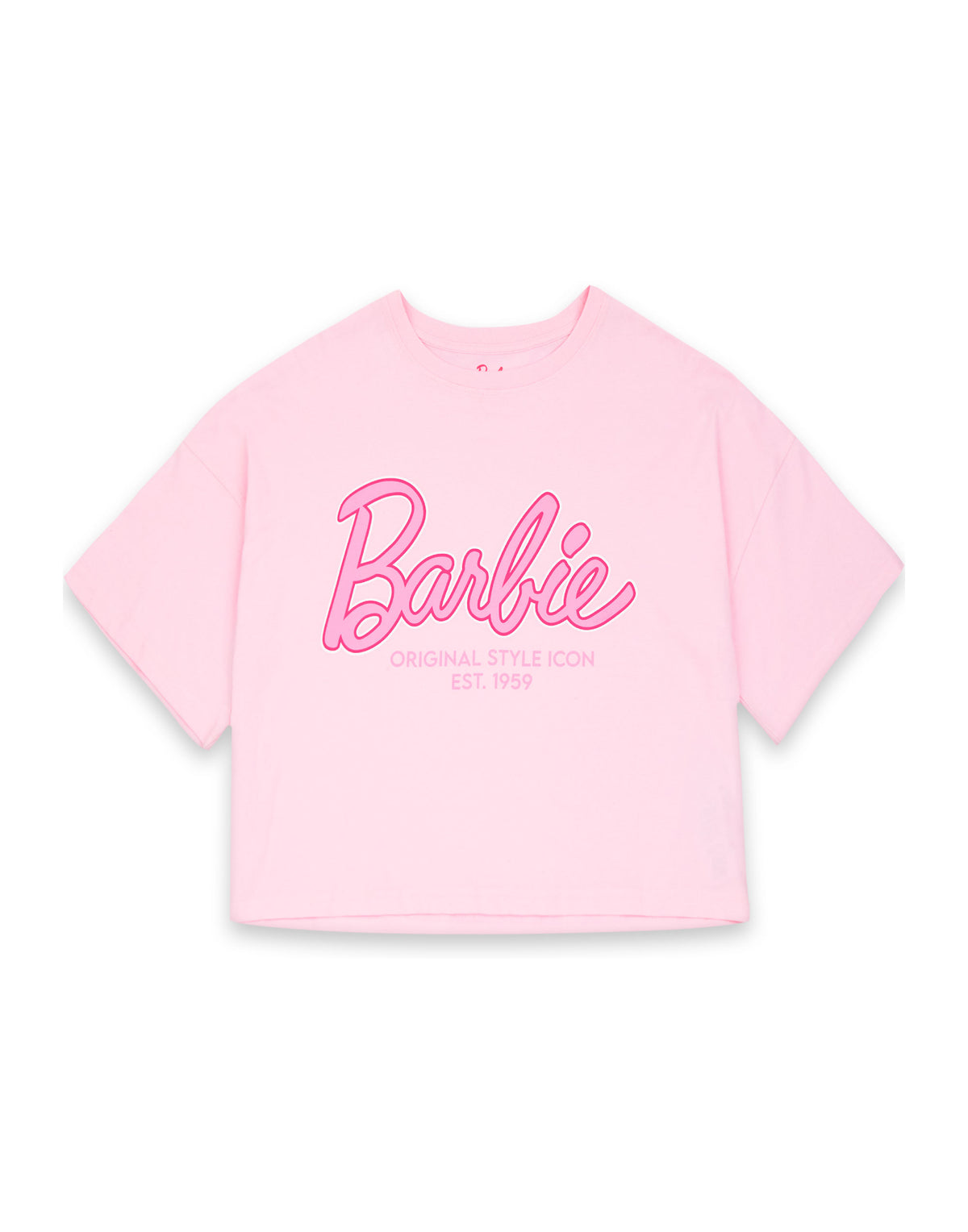 Barbie Short Sleeve Long Leg Pyjama Set | Womens Pink | Official Merch
