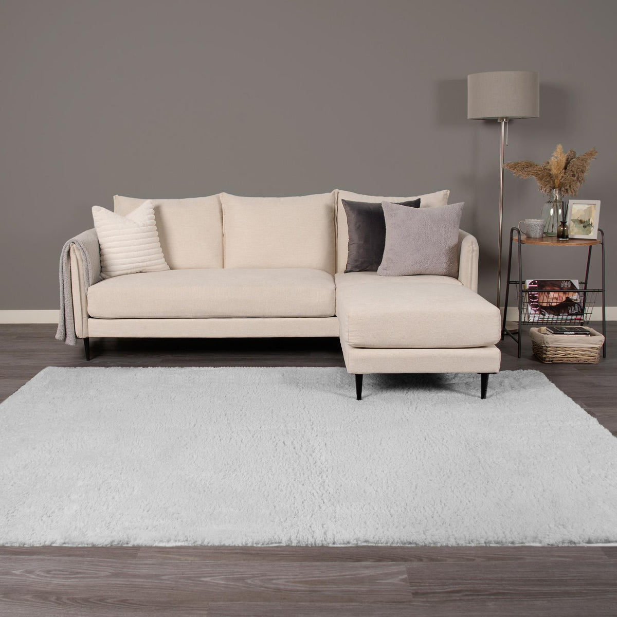 OHS Fluffy Teddy Rug Soft Bedroom Floor Carpet Plush Area Mats For Living Room