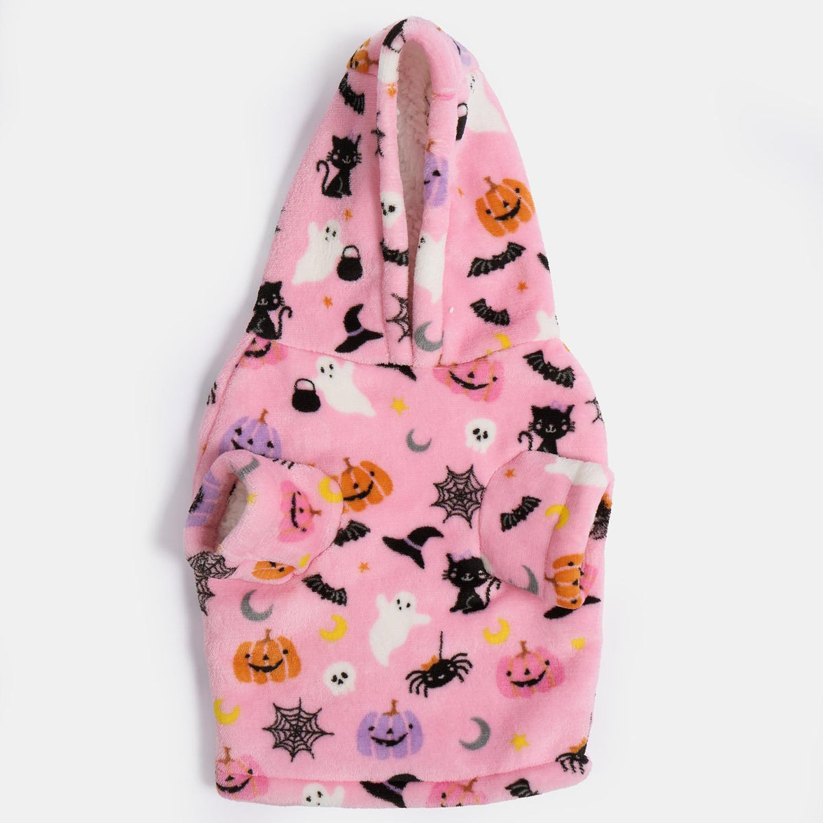 OHS Dog Hoodie Blanket Halloween Winter Warm Sherpa Fleece Soft Jumper Puppy