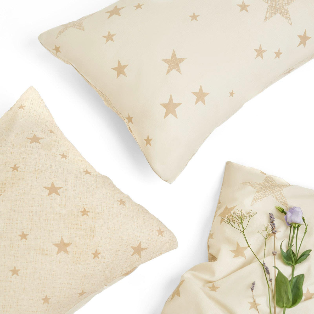 Dreamscene Galaxy Stars Duvet Cover with Pillowcase Kids Bedding Set Silver Grey
