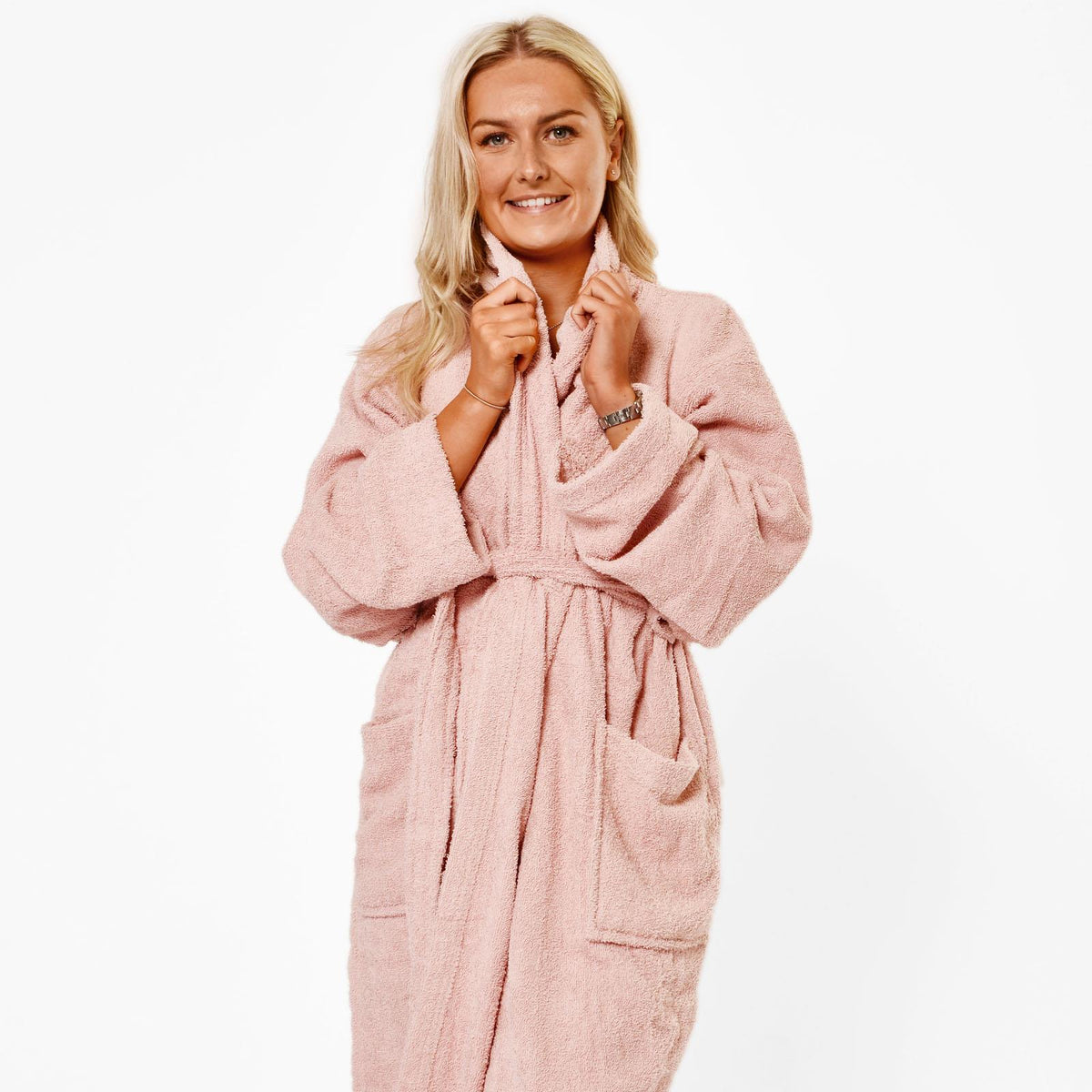 Brentfords Mens 100% Cotton Bath Robe Terry Towel Luxury Dressing Gown Unisex