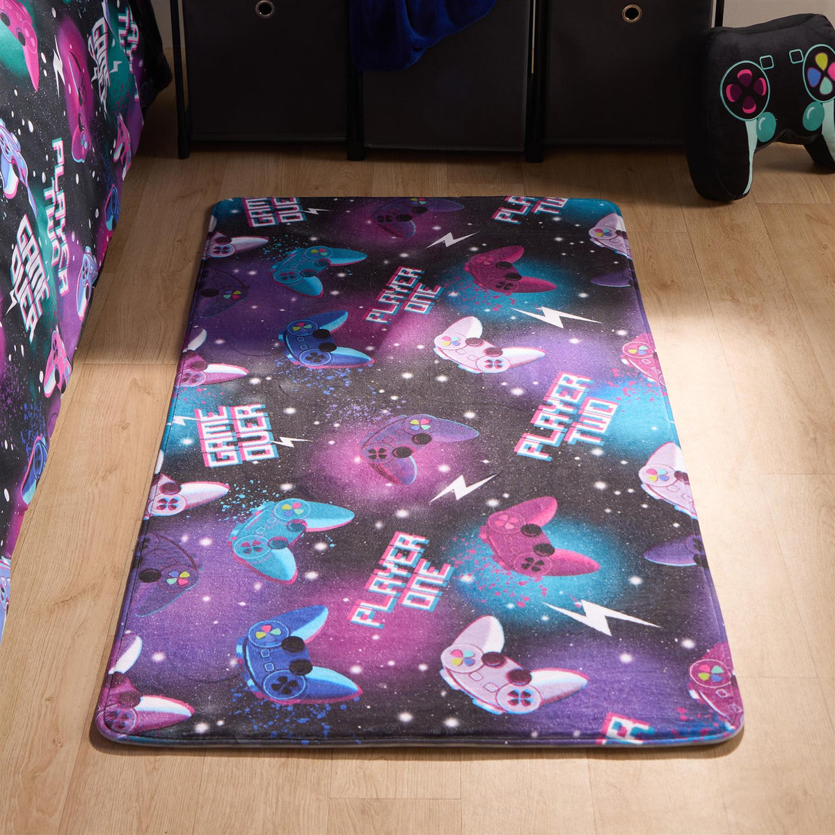 Kids Rug Supersoft Washable Gaming Rugs Bedroom Living Room Non Slip Carpet Mat