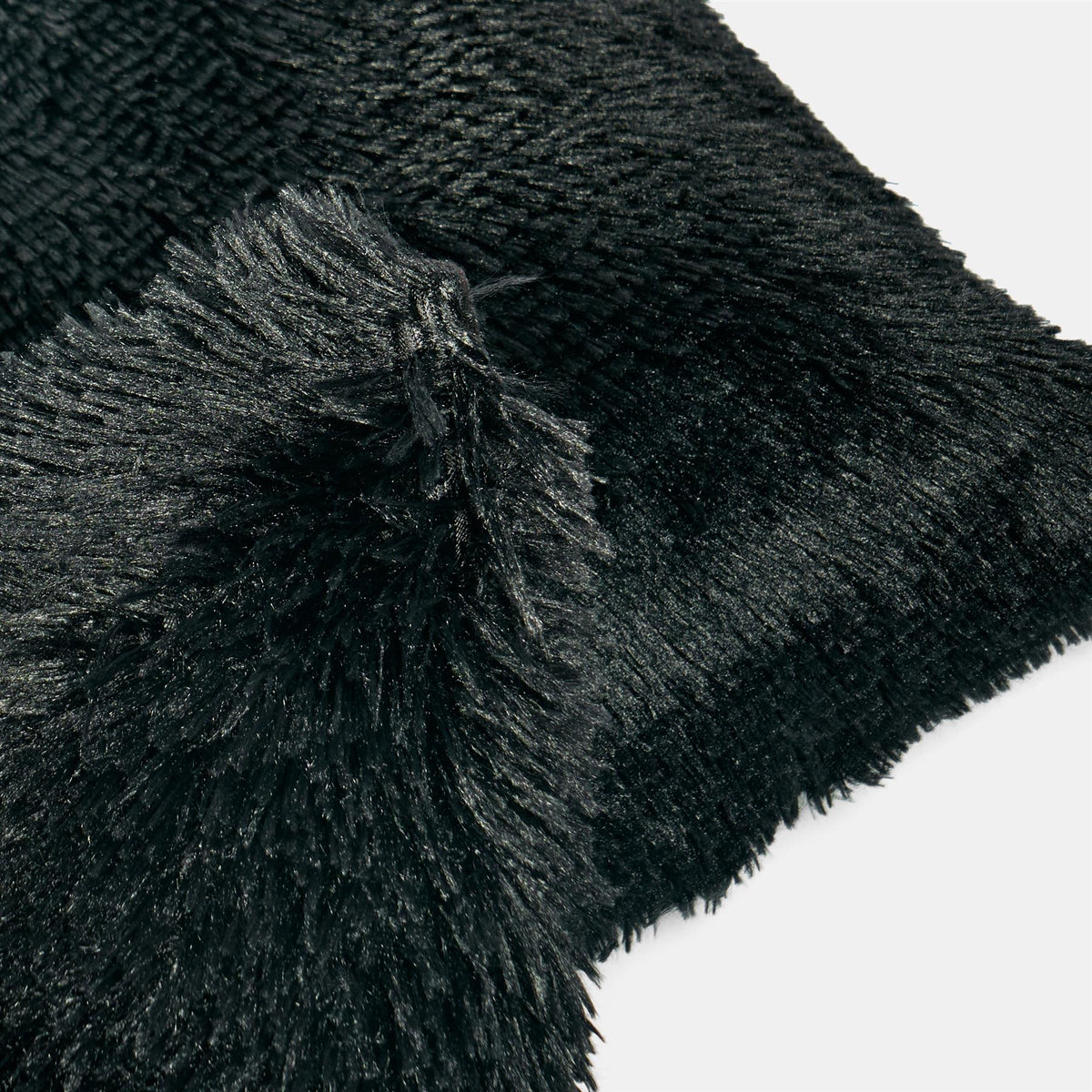 OHS Fluffy Cushion Covers 2 Pack Soft Fleece Square Pillowcases Home Decor