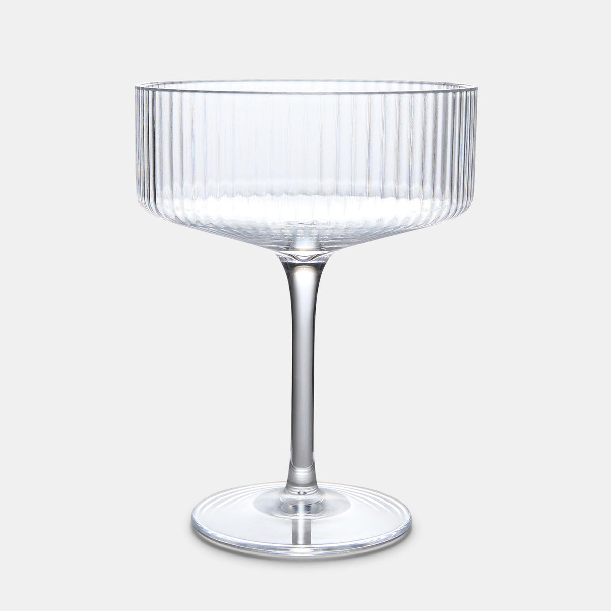 OHS Plastic Glasses Set of 2/4 Reusable Flute Champagne Cocktail Glass Picnic
