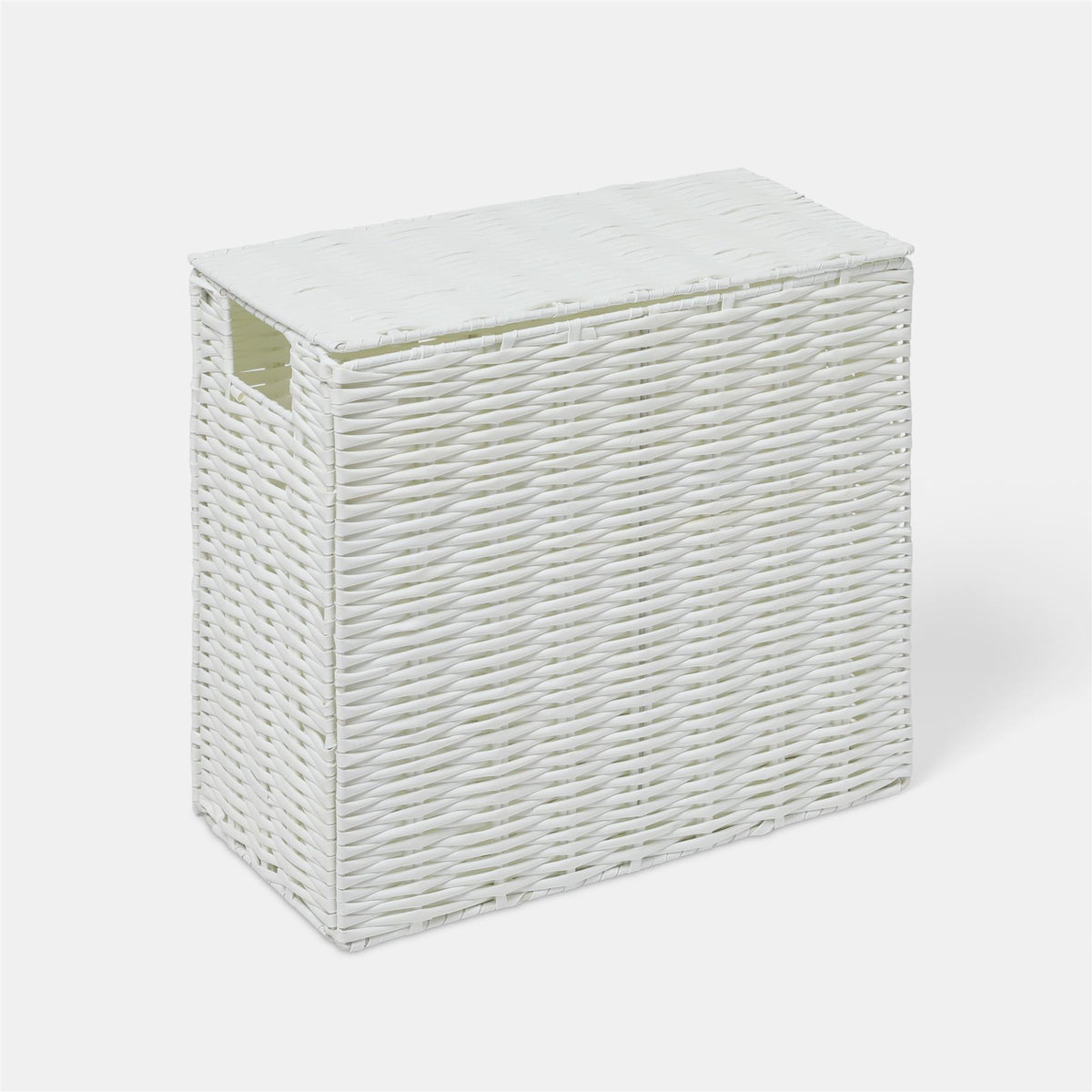 OHS Collapsible Laundry Basket Woven Folding Hamper Bathroom Corner Storage