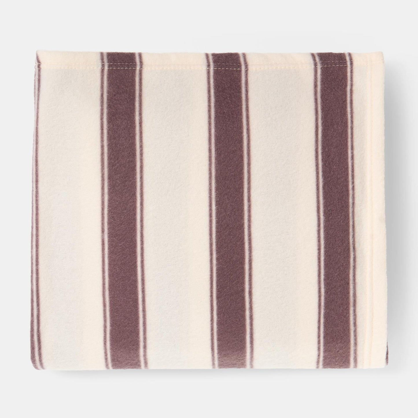 OHS Stripes Print Throw Soft Blanket Polar Fleece Lightweight Bedspread