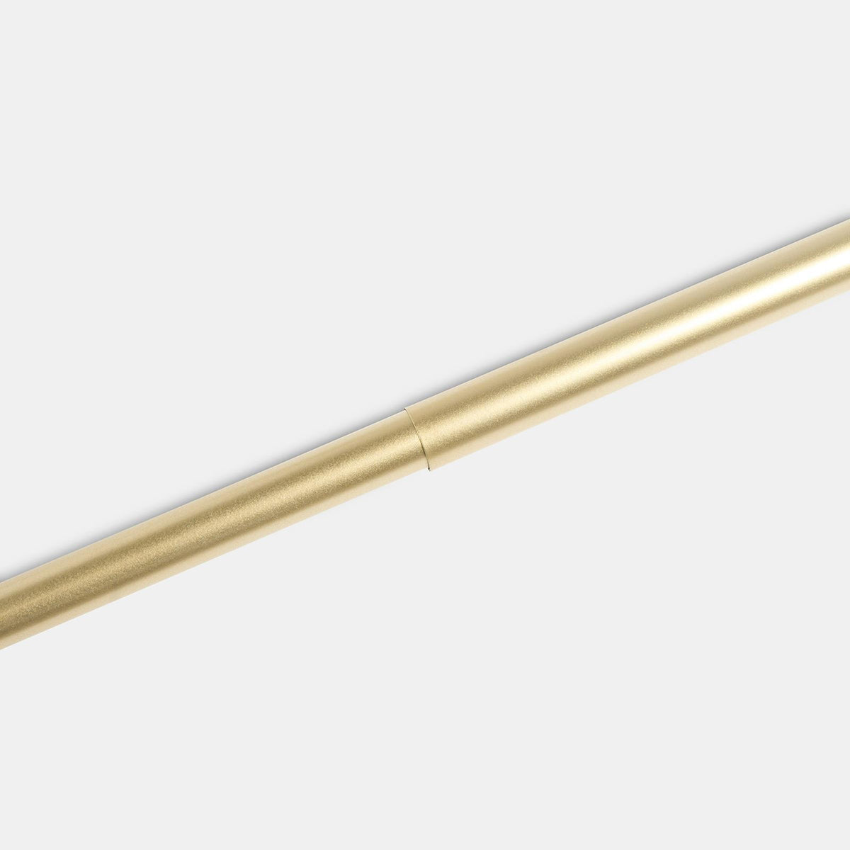 OHS 120-200cm Curtain Pole Extendable Metal 28mm Ball Trumpet Twist Finnials