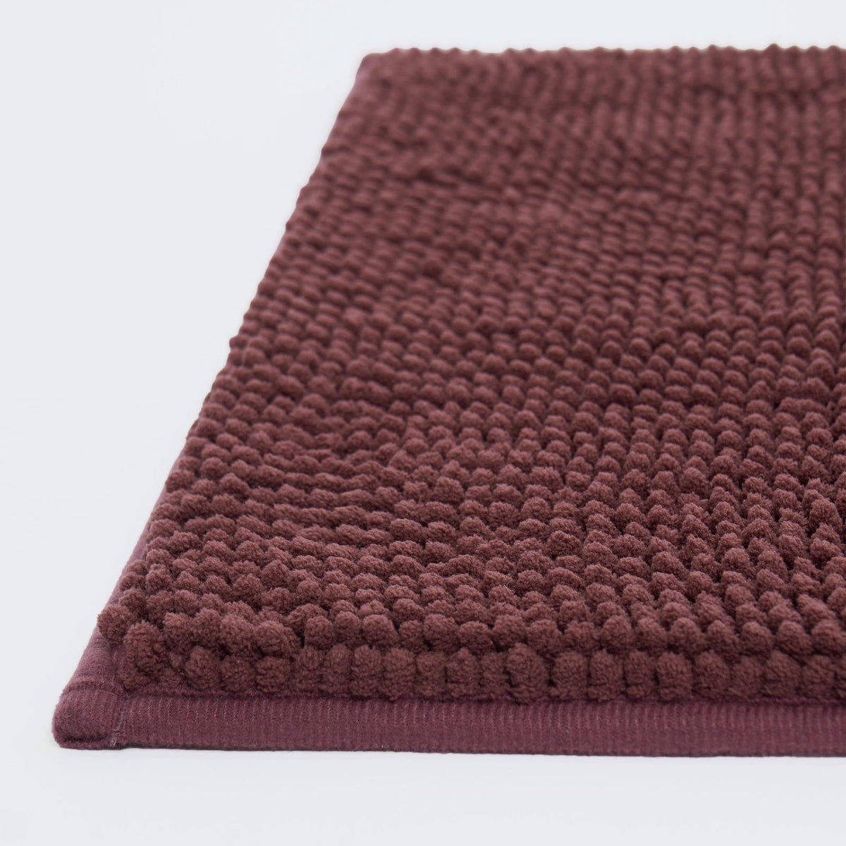 Brentfords Noodle Bath Mat Non Slip Shower Soft Highly Absorbent Chenille Shaggy