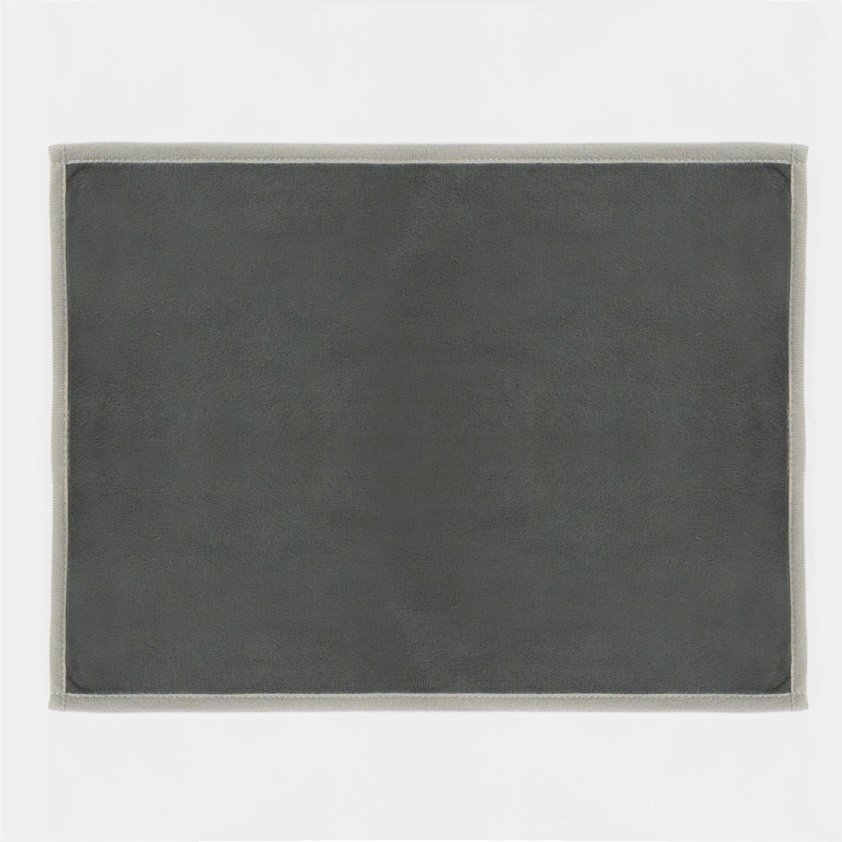 OHS Piped Trim Table Mats Runner Set Matte Velvet Placemats Home Decor