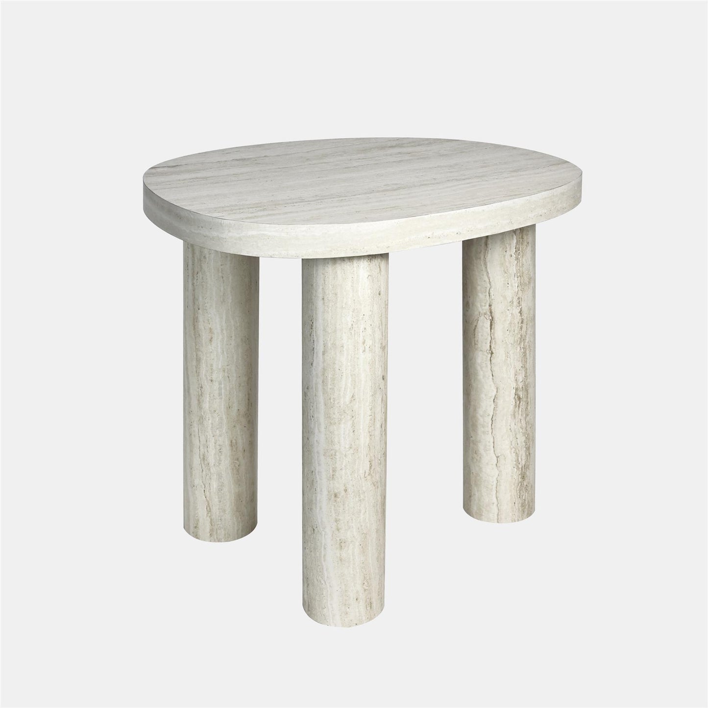 OHS 3-Legged Side Table Engineered Wood Living Room Bedroom Bedside