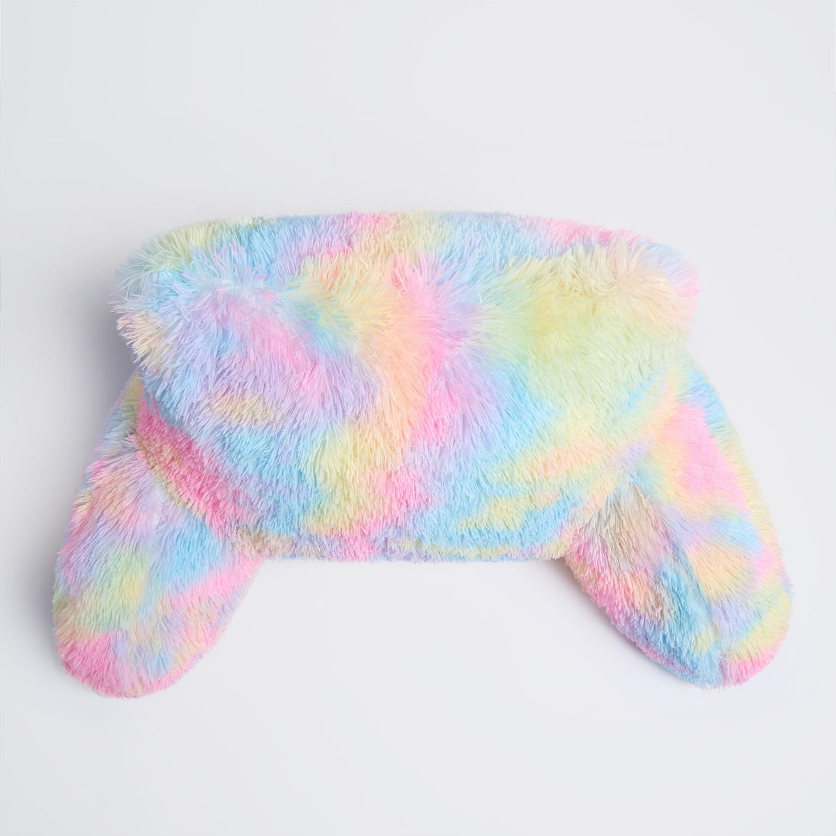 OHS Fluffy Cuddle Cushion Reading Pillow with Arms Lumbar Bed Chair