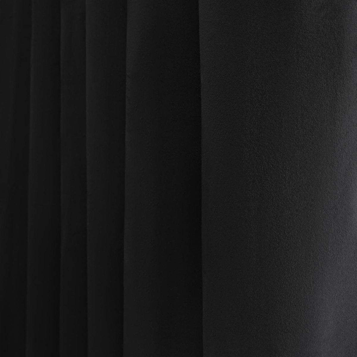 OHS Piped Edge Velvet Curtains Thermal 2 Panel Eyelet Ready Made