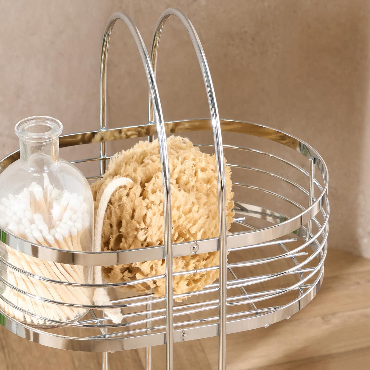 OHS 3 Tier Shower Caddy Freestanding Bathroom Organiser Rust Resistant Metal
