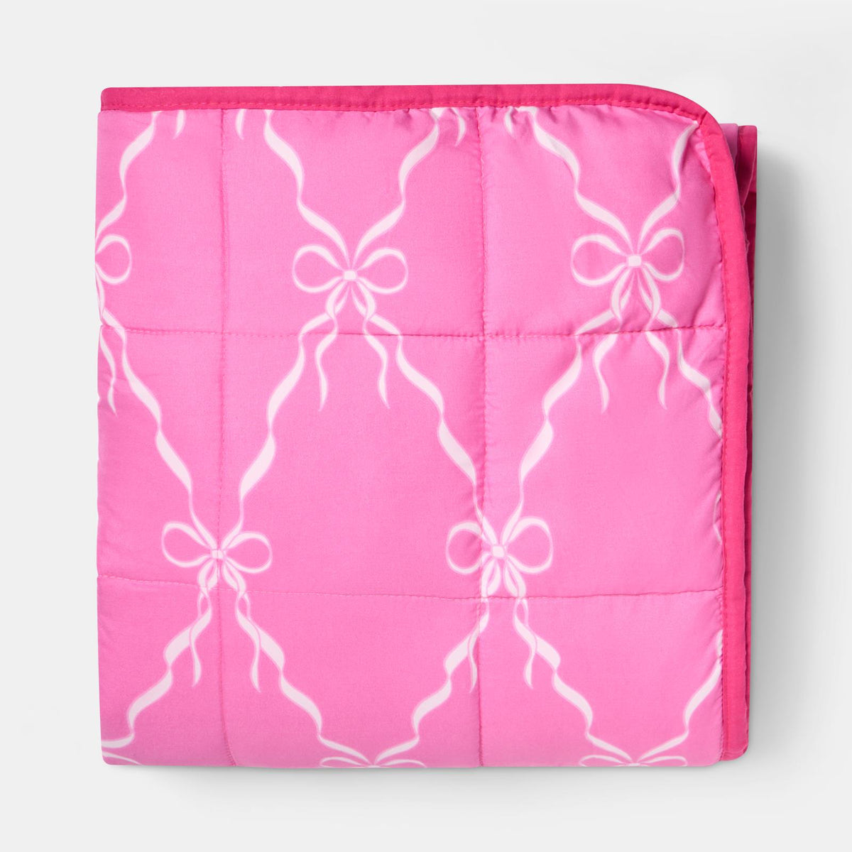 OHS Printed Weighted Blanket 8kg Quilted Throw Sensory Sleep Anxiety Therapy